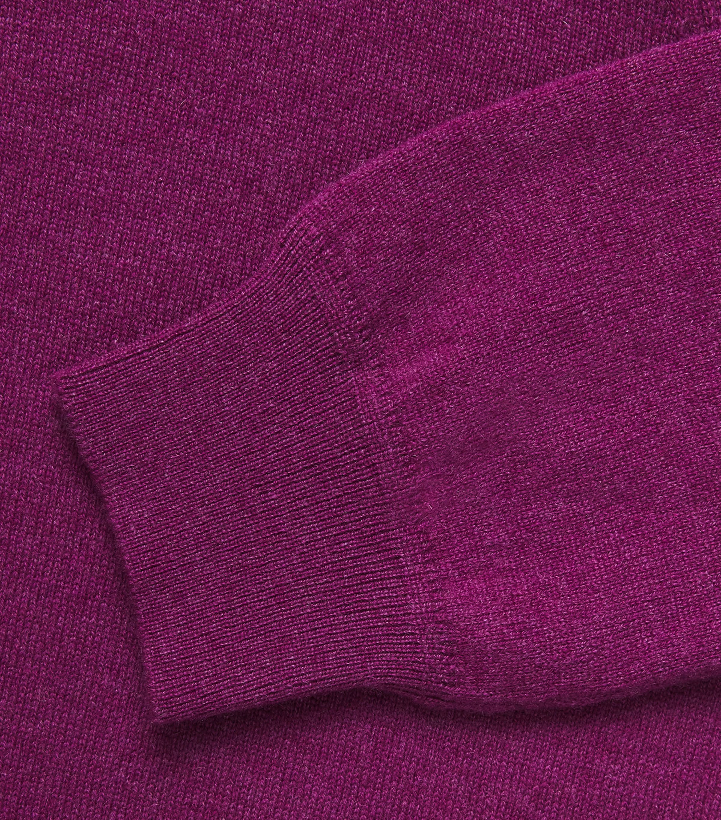 Isaia Mens Cashmere Long-Sleeve Polo Shirt Image 6