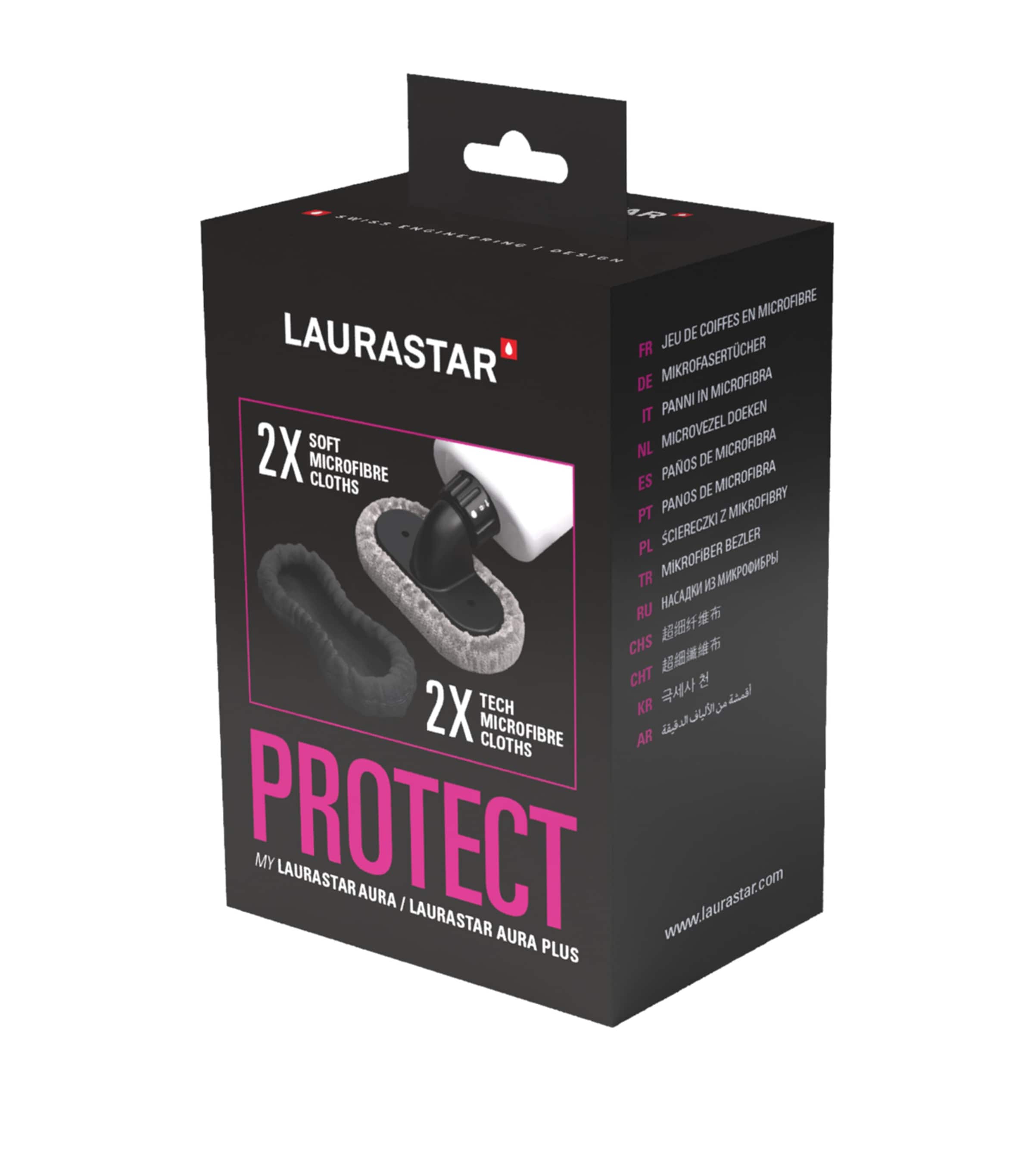 Microfibre Cloths (Pack of 4) BLACK Image 5