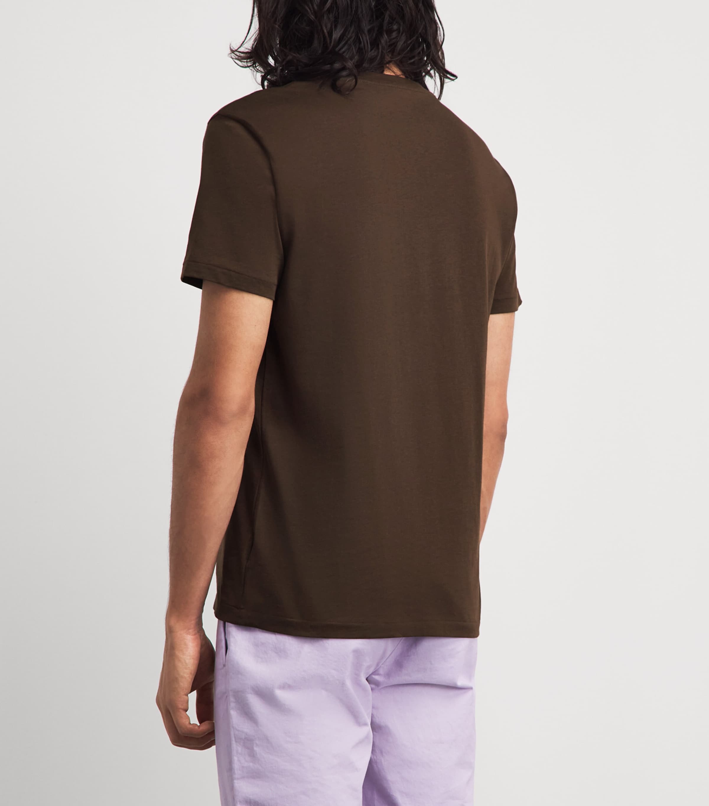 Polo Ralph Lauren Mens Cotton Polo Pony T-Shirt Nutmeg Image 5