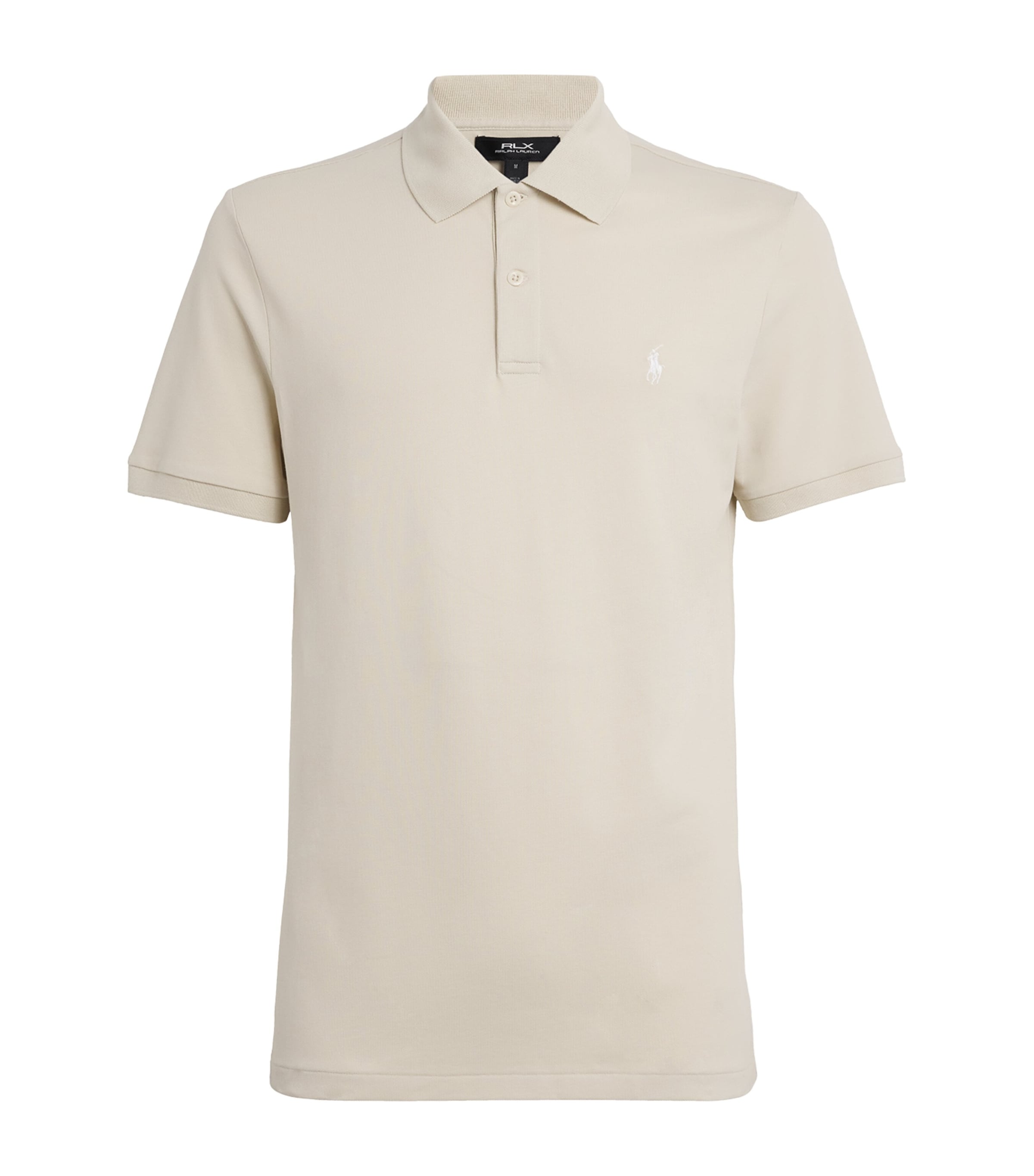 Stretch-Cotton Performance Tailored Polo Shirt BASIC SAND Image 1