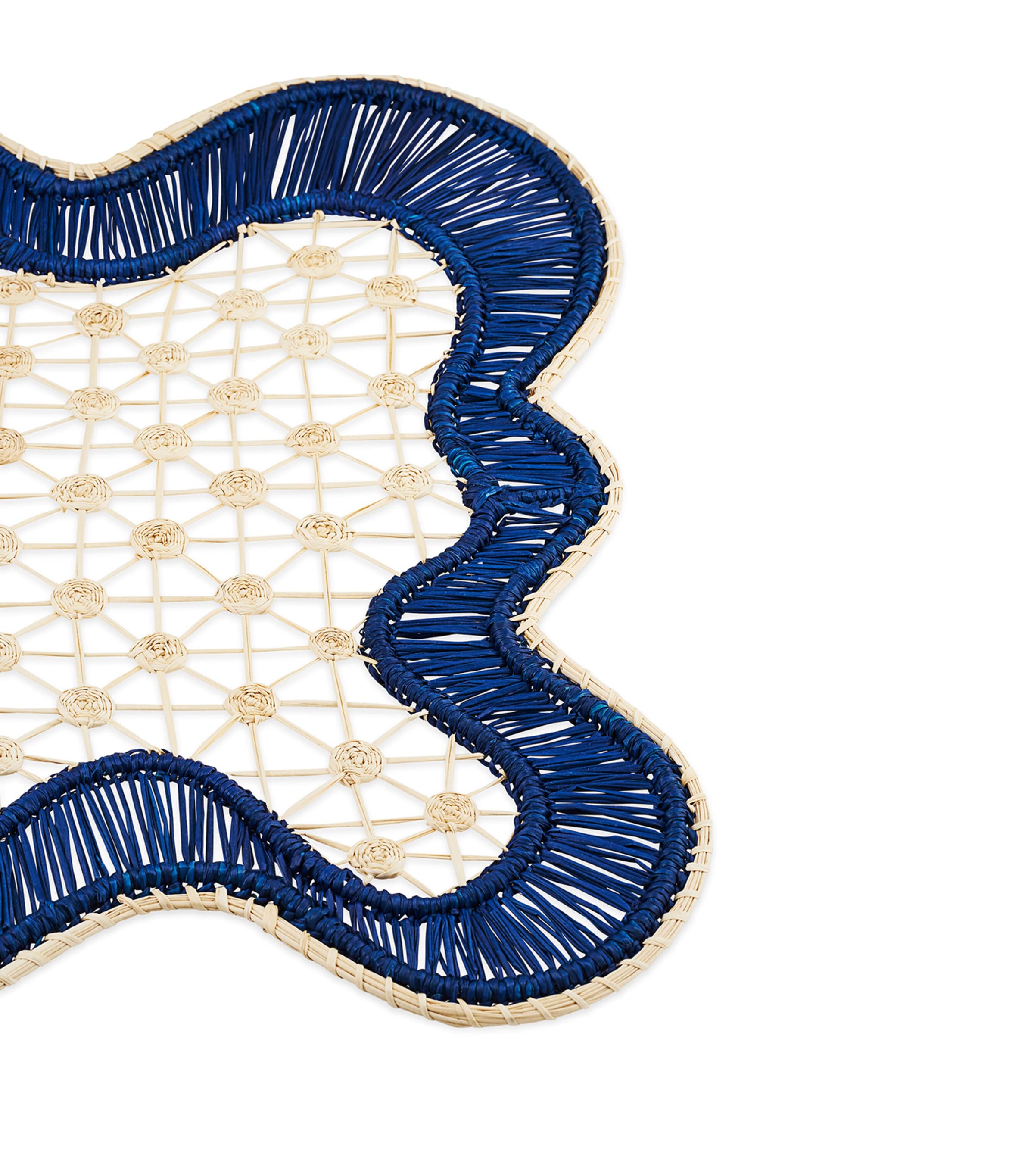 Rectangular Baru Placemat (Set of 2) BLUE NAVY Image 4