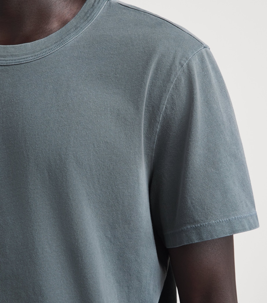 Citizens of Humanity Mens Organic Cotton Everyday T-Shirt Grey Teal Image 3