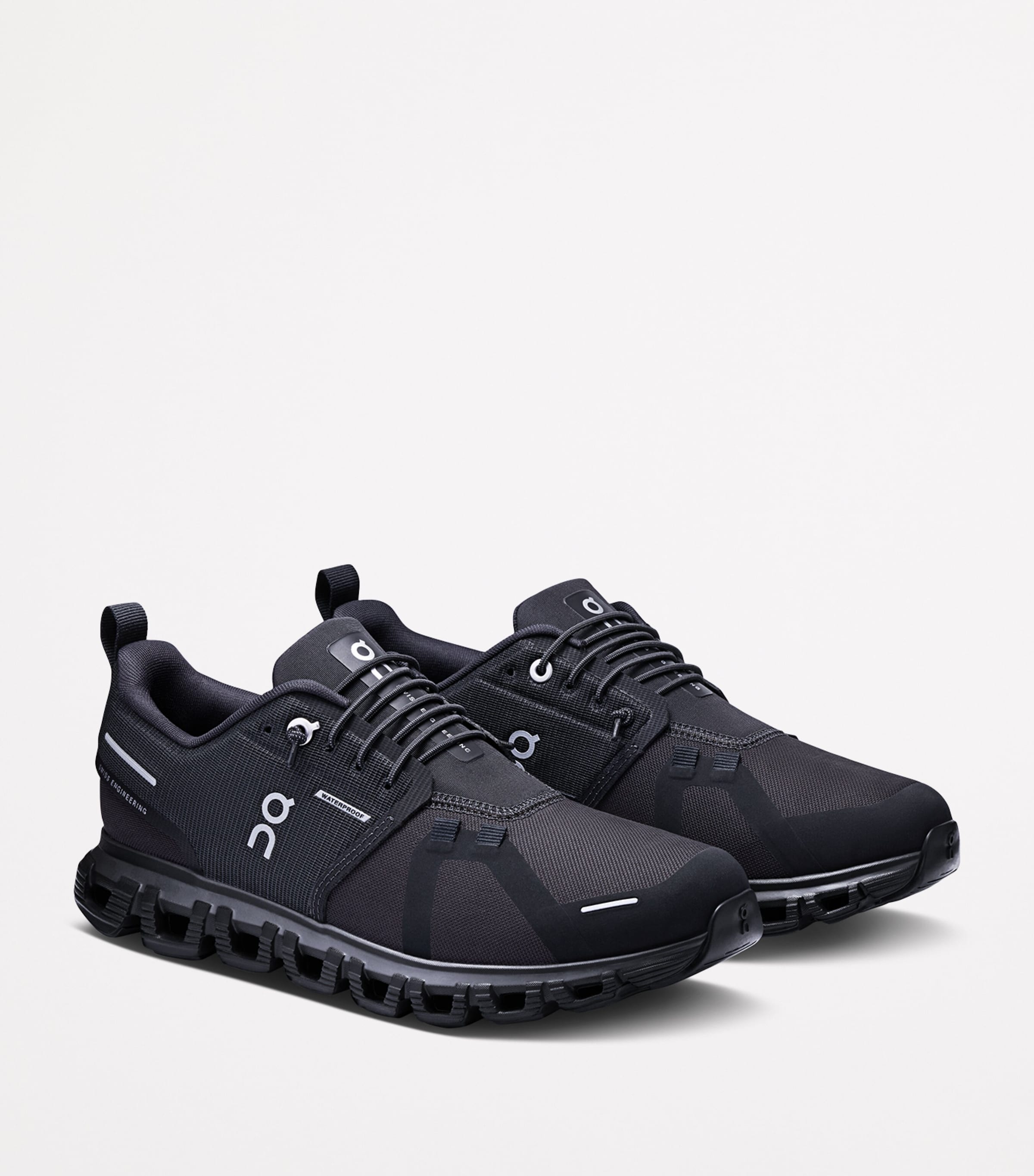 On Cloud 6 Waterproof Trainers Black/black Image 6