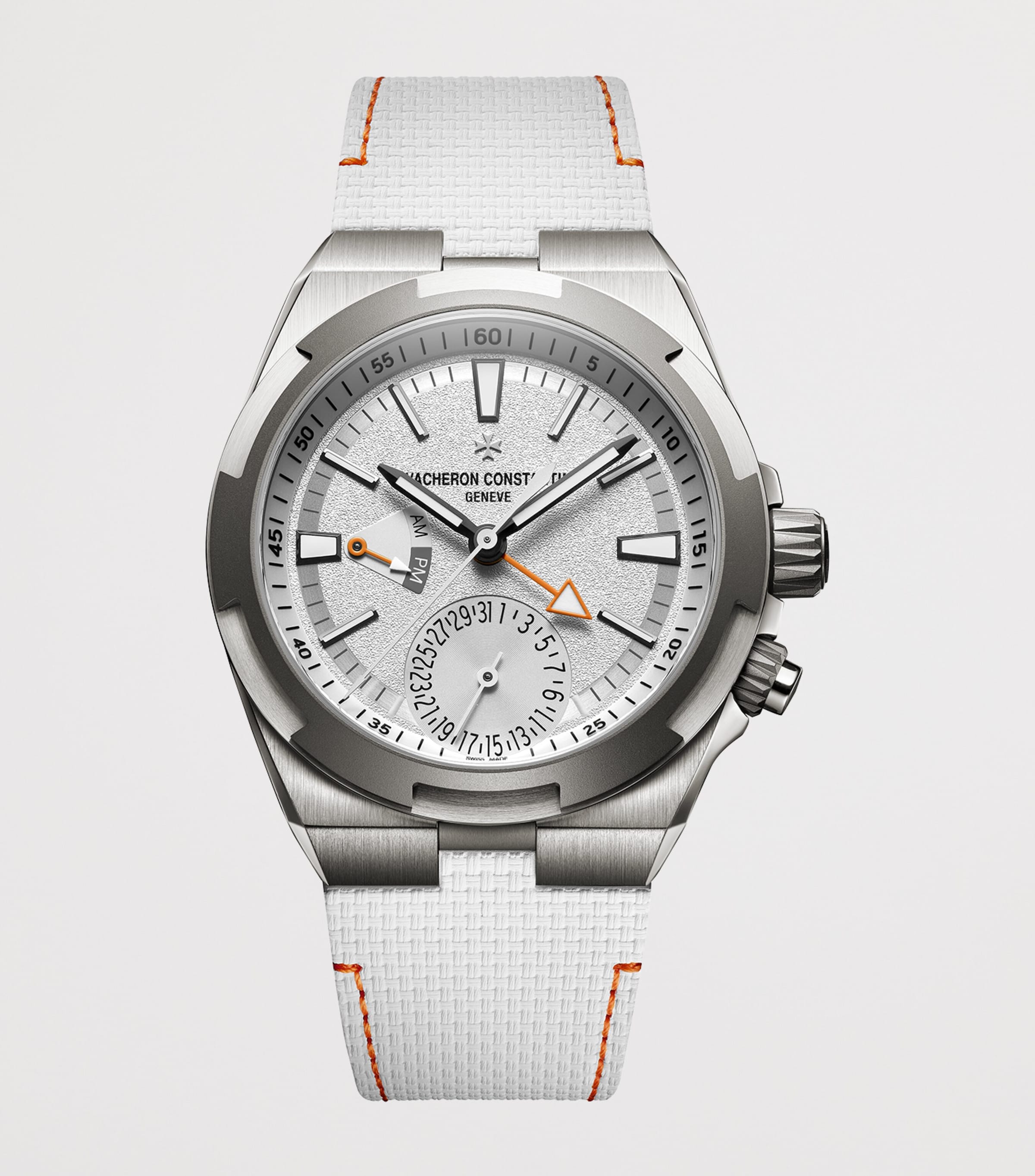 Vacheron Constantin Titanium Overseas Dual Time Cardinal Points North Watch 41mm White Image 3