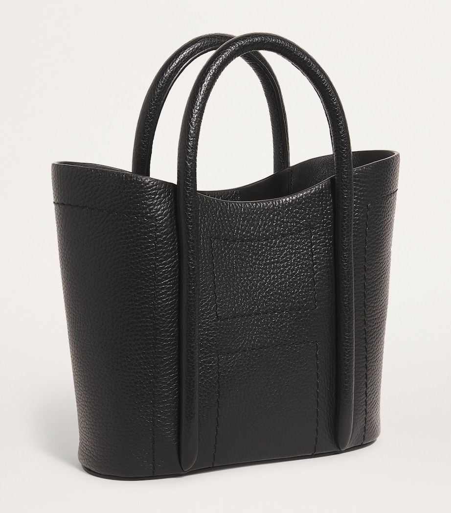 Grab Leather Rope Tote Bag BLACK Image 3
