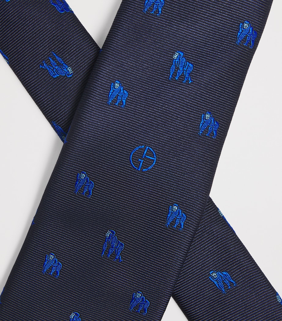 Silk Gorilla Jacquard Tie FB160 Image 3