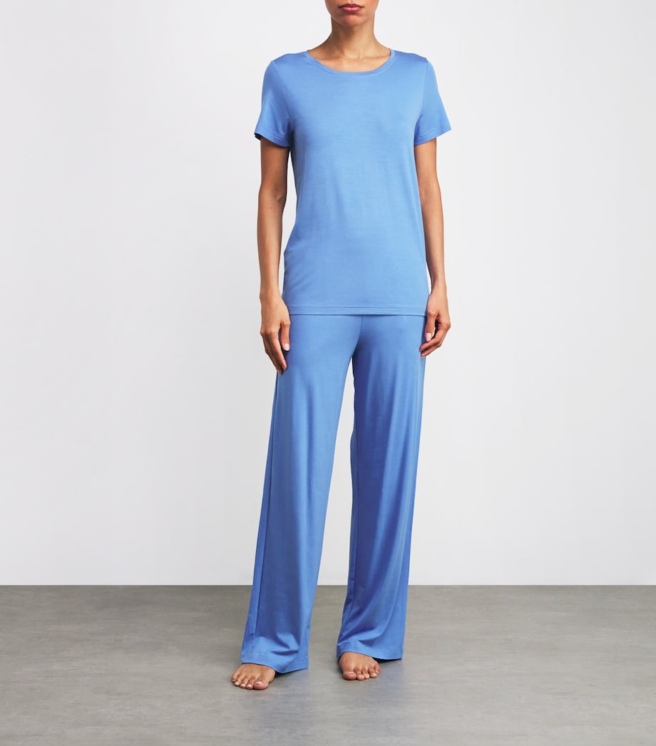 Micro Pyjama Trousers BLUE Image 2