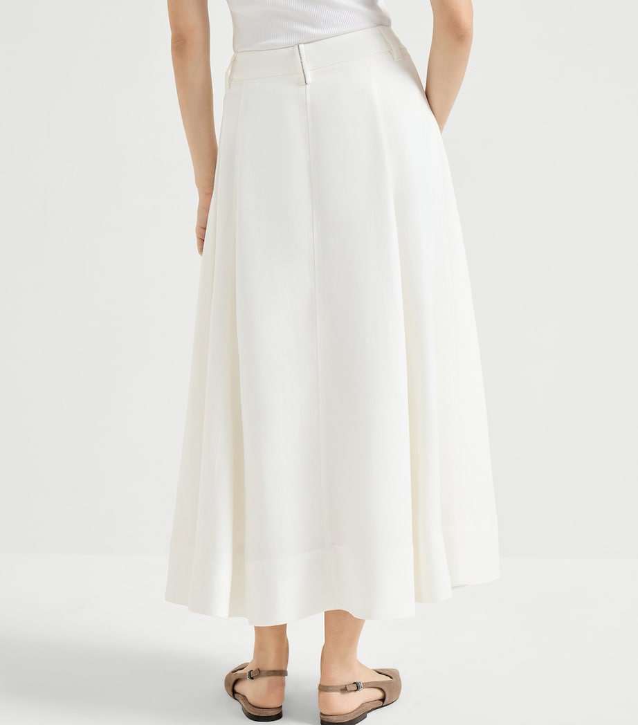 Twill Maxi Skirt C600 Image 5