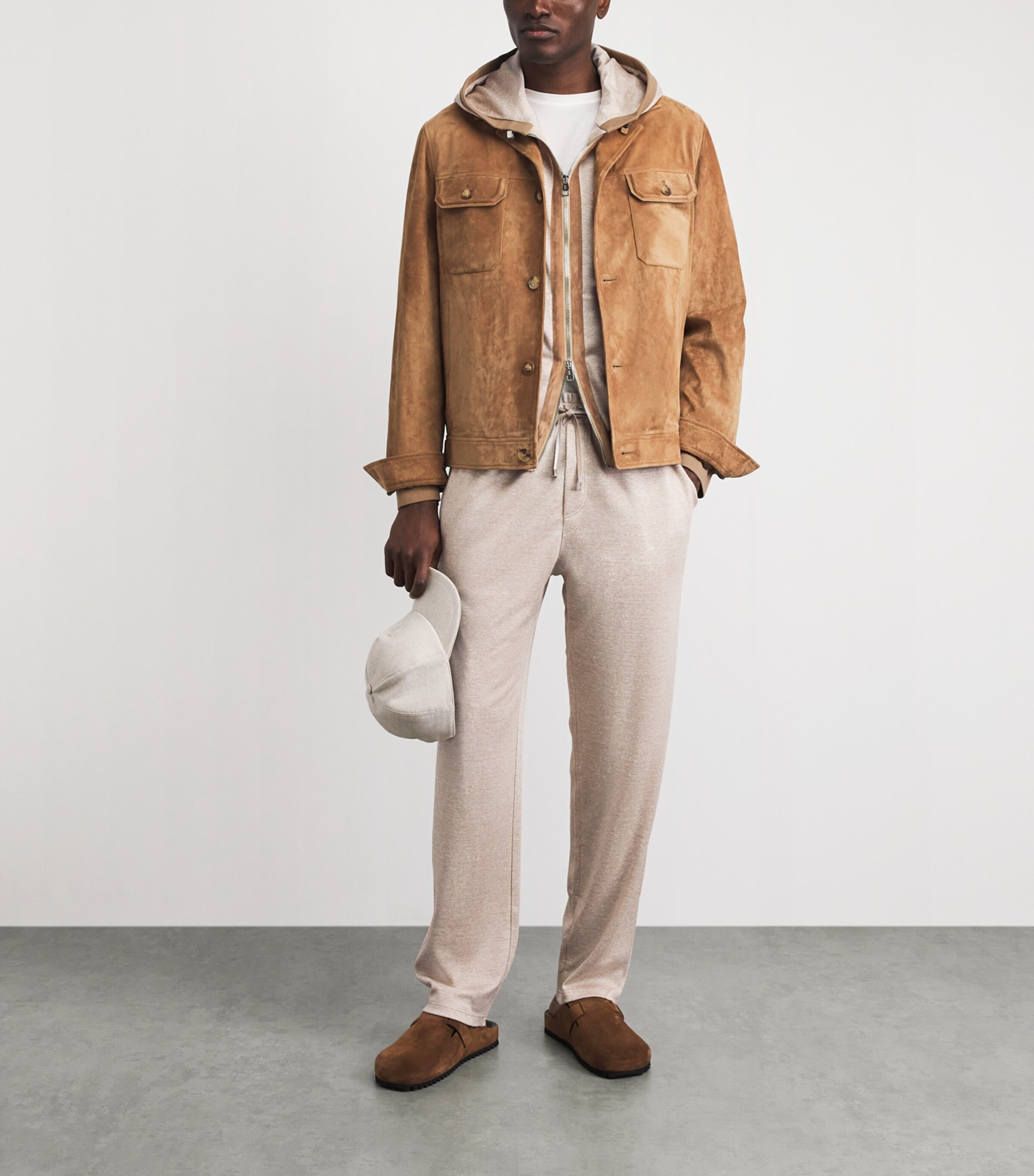 Brett Johnson Mens Linen-Silk-Cotton Hoodie Dondi Art Image 2