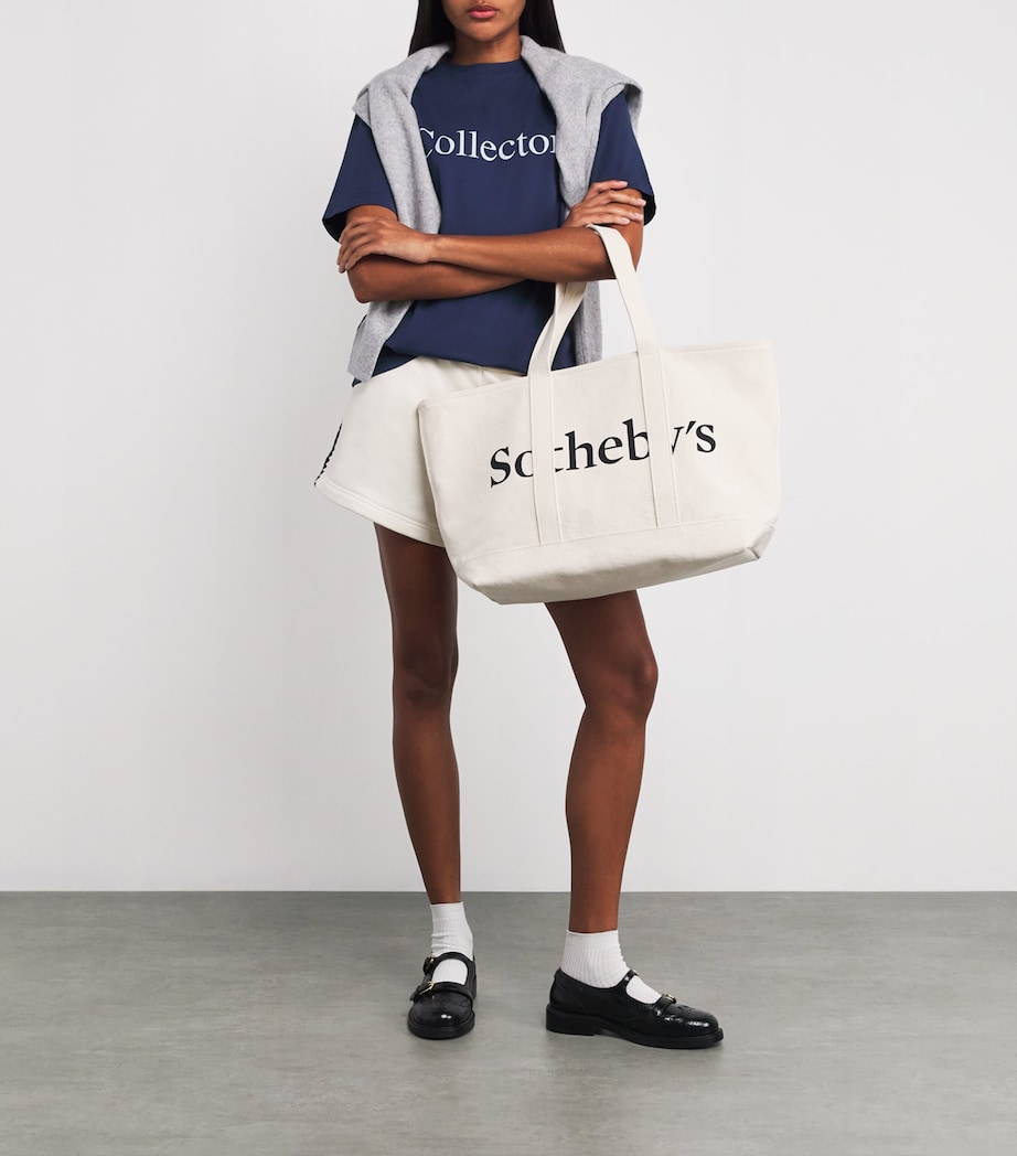 x Sotheby's Cotton Classic T-Shirt NAVY Image 2