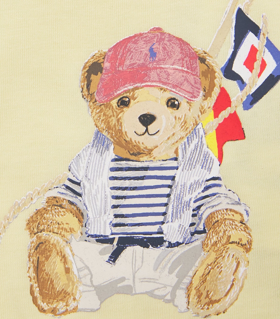 Ralph Lauren Kids Sailing Polo Bear Bodysuit (0-12 Months) T Brd Yllw Image 3