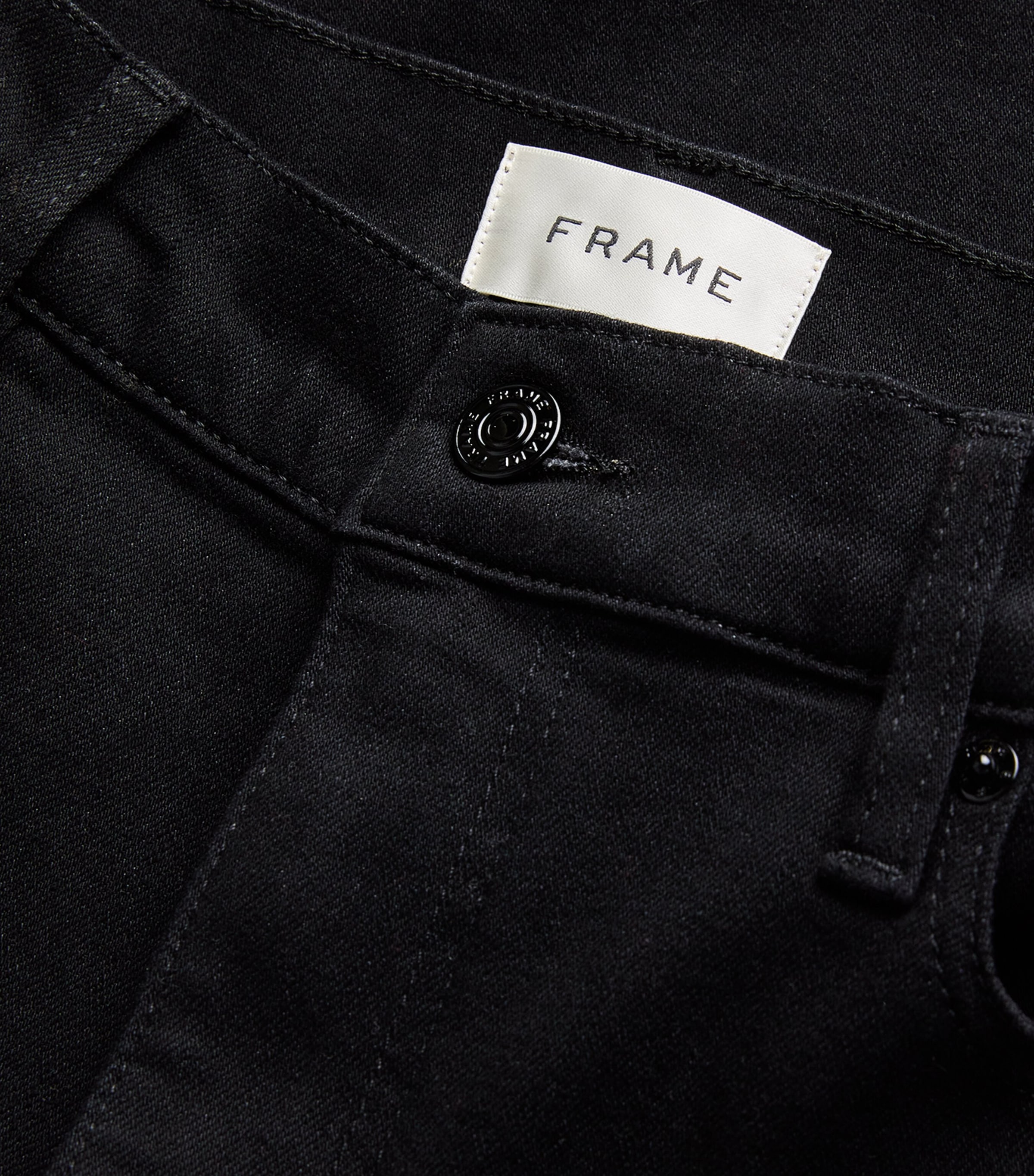 Le Slim Palazzo Wide-Leg Jeans BLACK Image 5