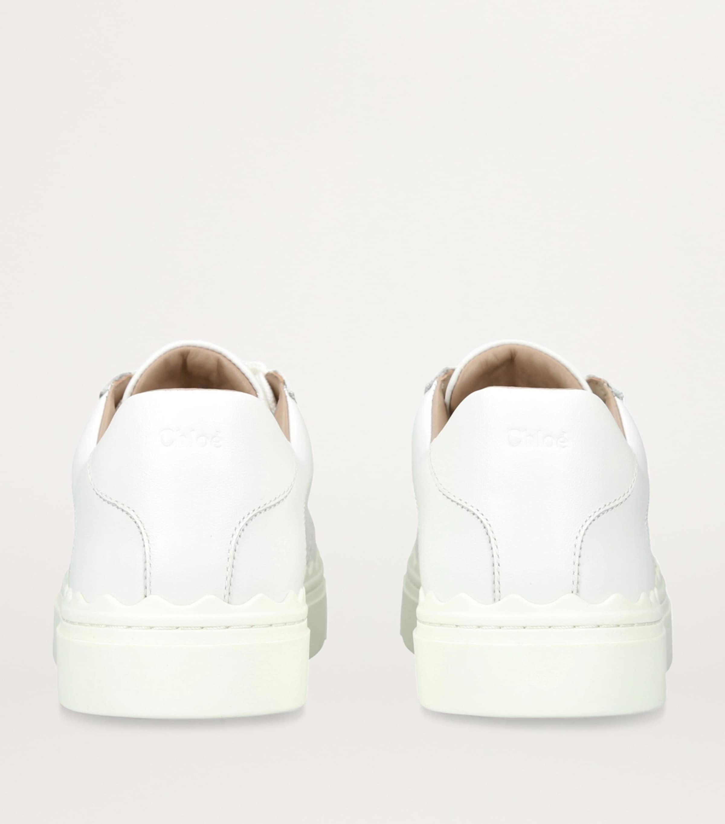 Leather Lauren Sneakers WHITE Image 3