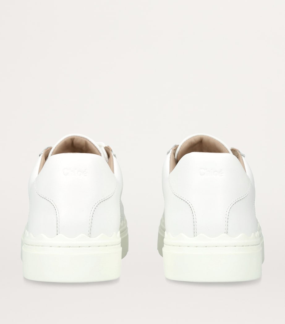 Leather Lauren Sneakers WHITE Image 3