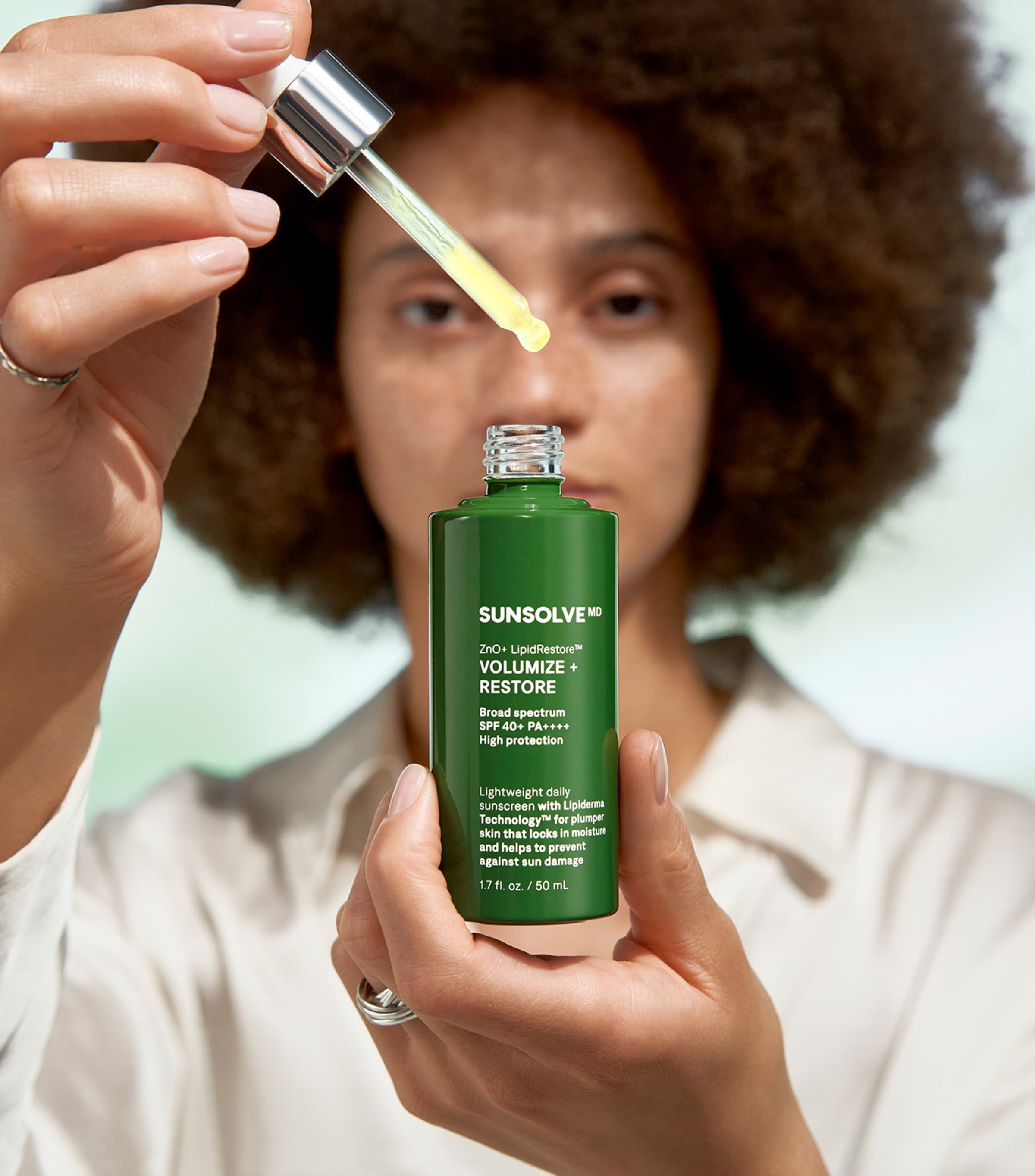 SunsolveMD Volumize + Restore Sunscreen SPF 40+ PA++++ (50ml) Image 3