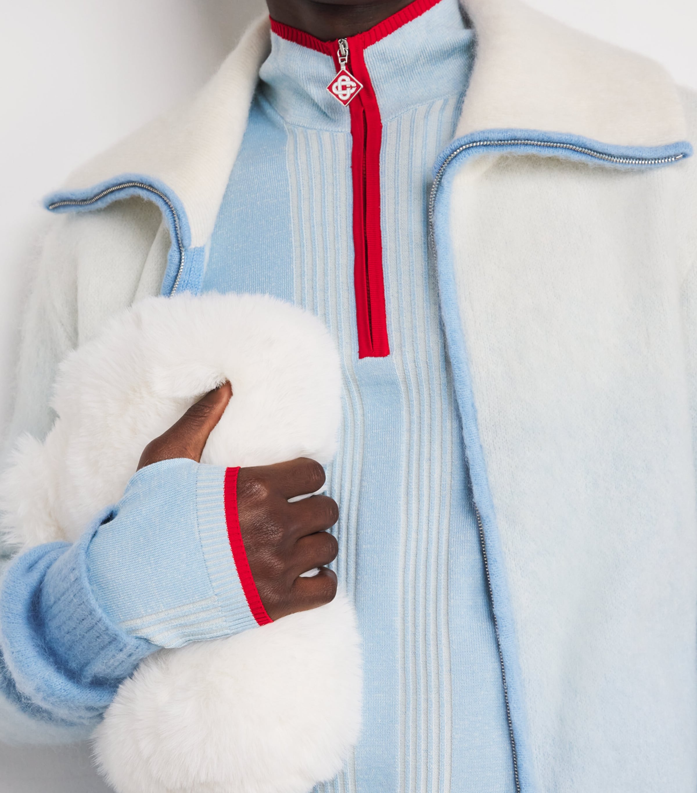 Merino Wool-Blend Base Layer BLUE Image 6