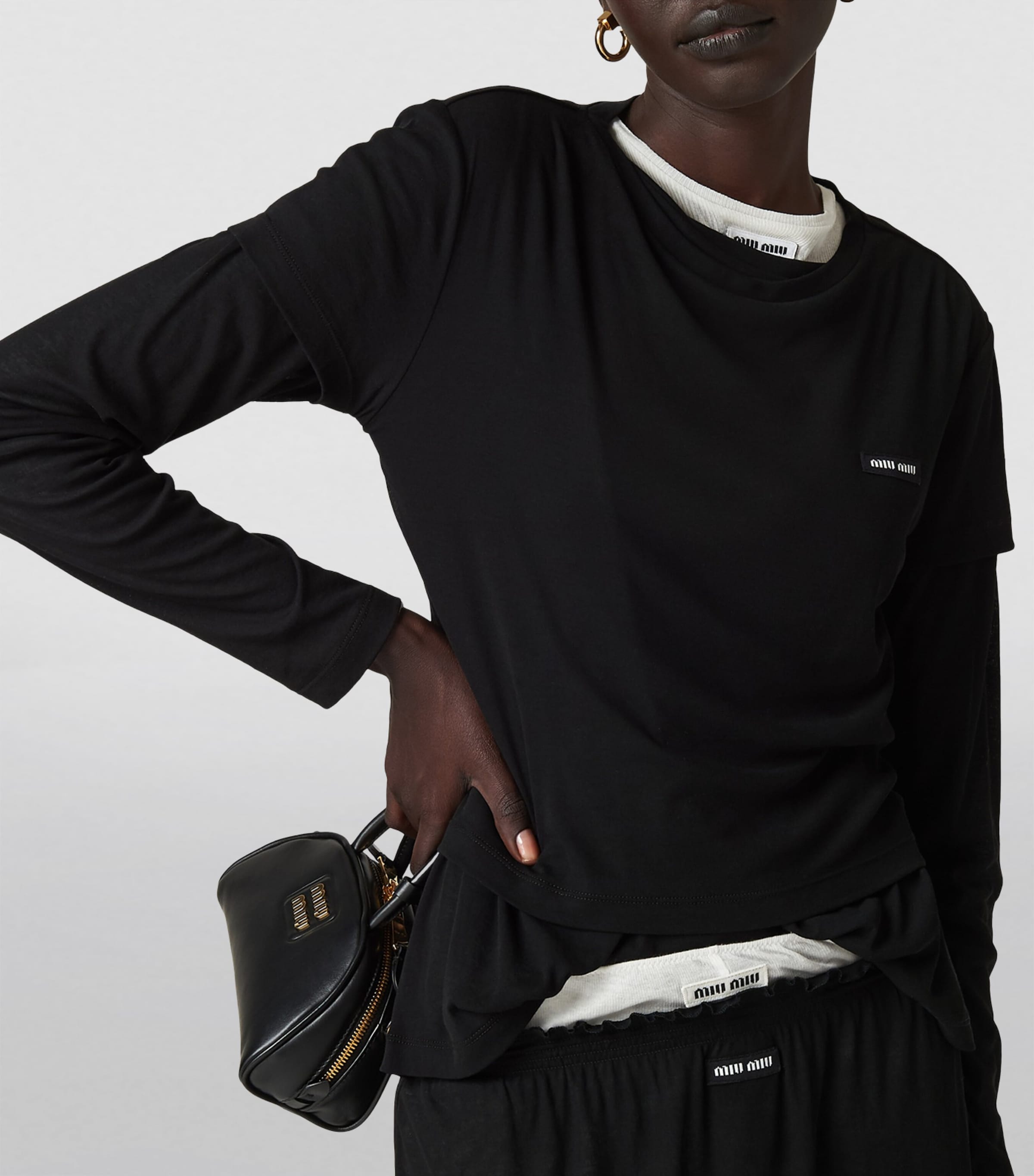 Logo-Patch Short-Sleeve T-Shirt F0002 Image 3