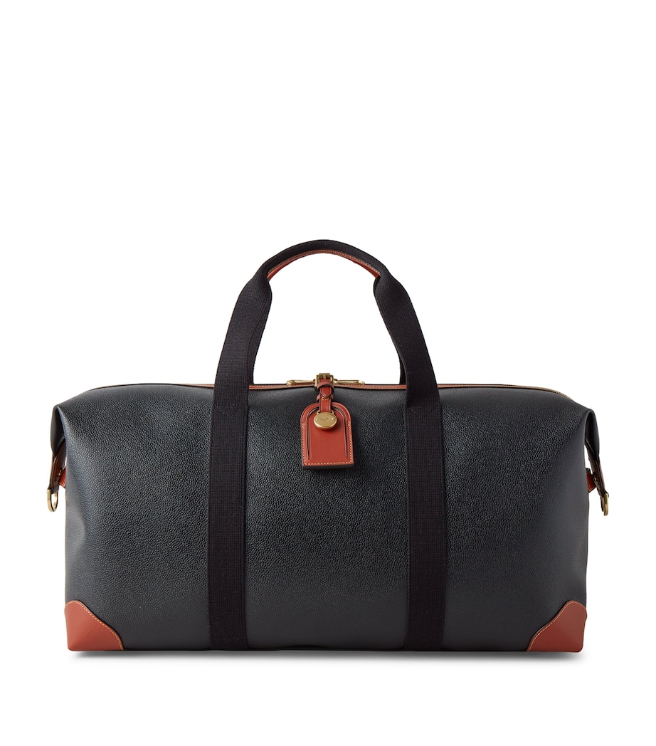 Medium Clipper Holdall BLACK-COGNAC Image 1