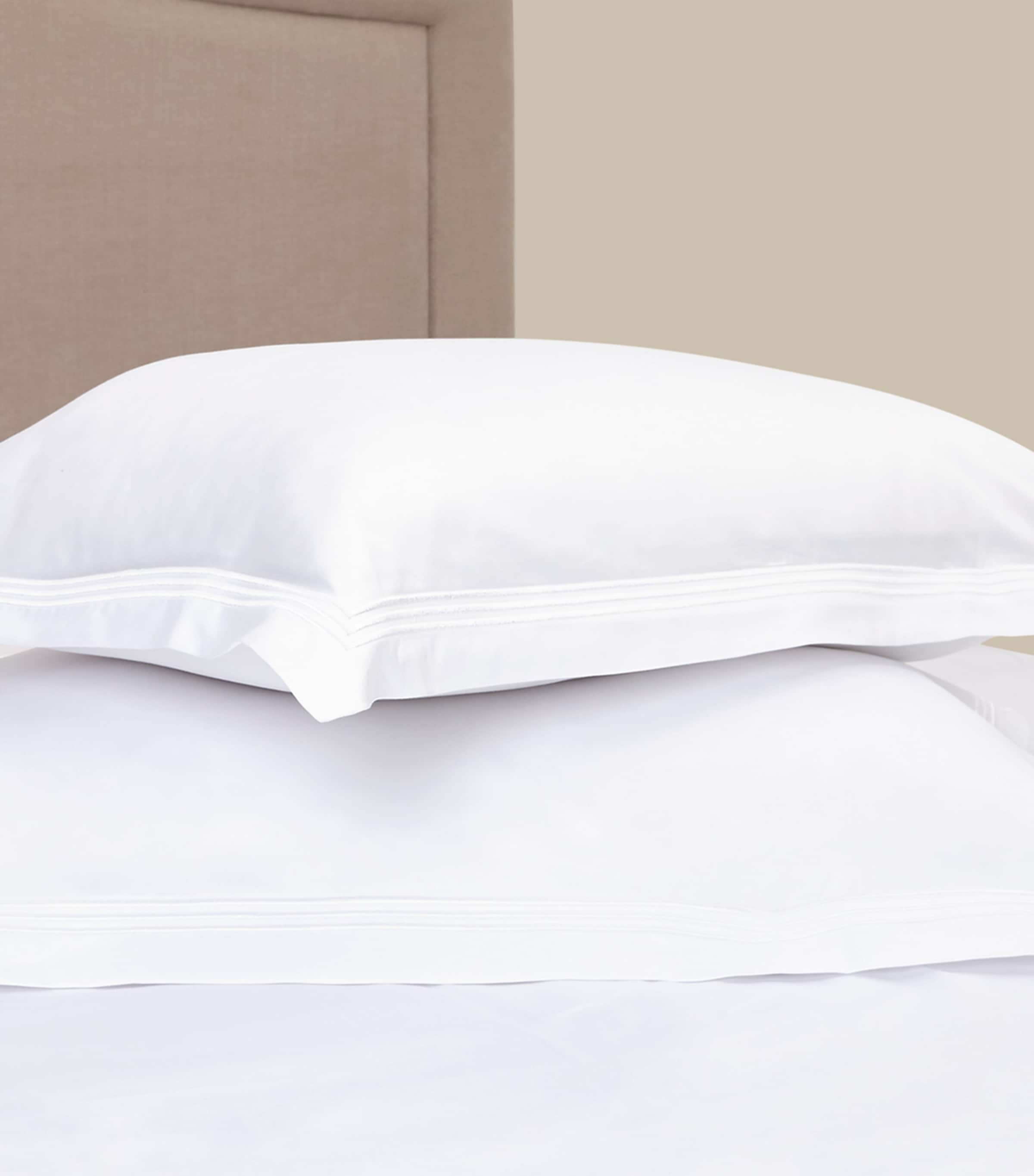 Lancaster Housewife Pillowcase (50cm x 75cm) WHITE Image 3