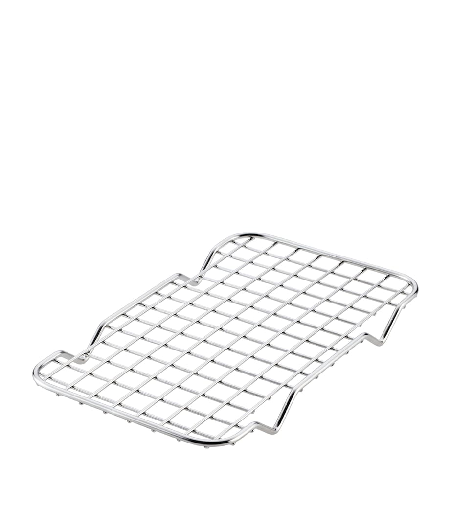 Stainless Steel Baking Pan with Cooling Rack (29cm) SILVER Image 3