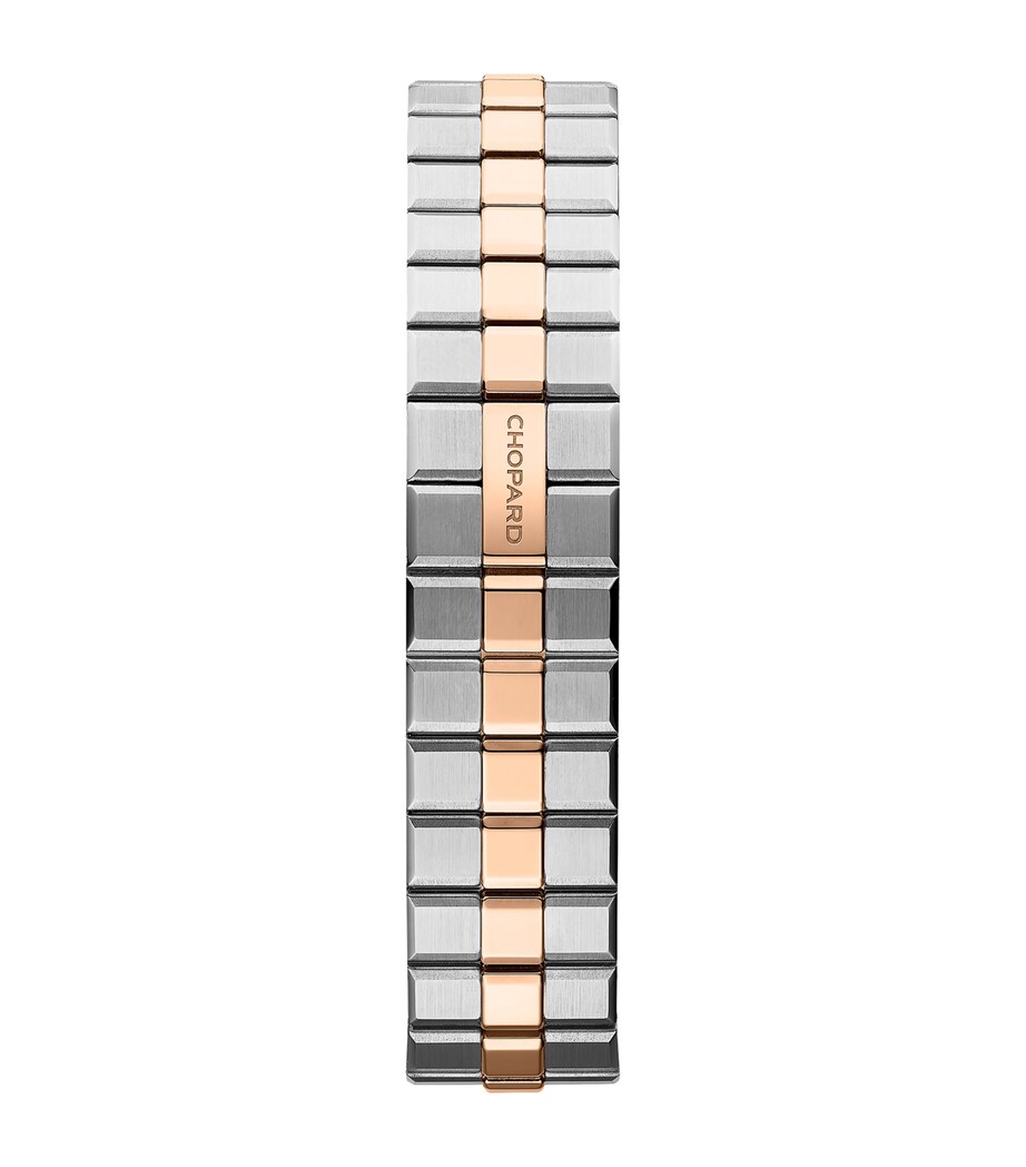 Chopard Rose Gold and Stainless Steel Alpine Eagle Watch 33mm Rose Gold/stainless Image 6