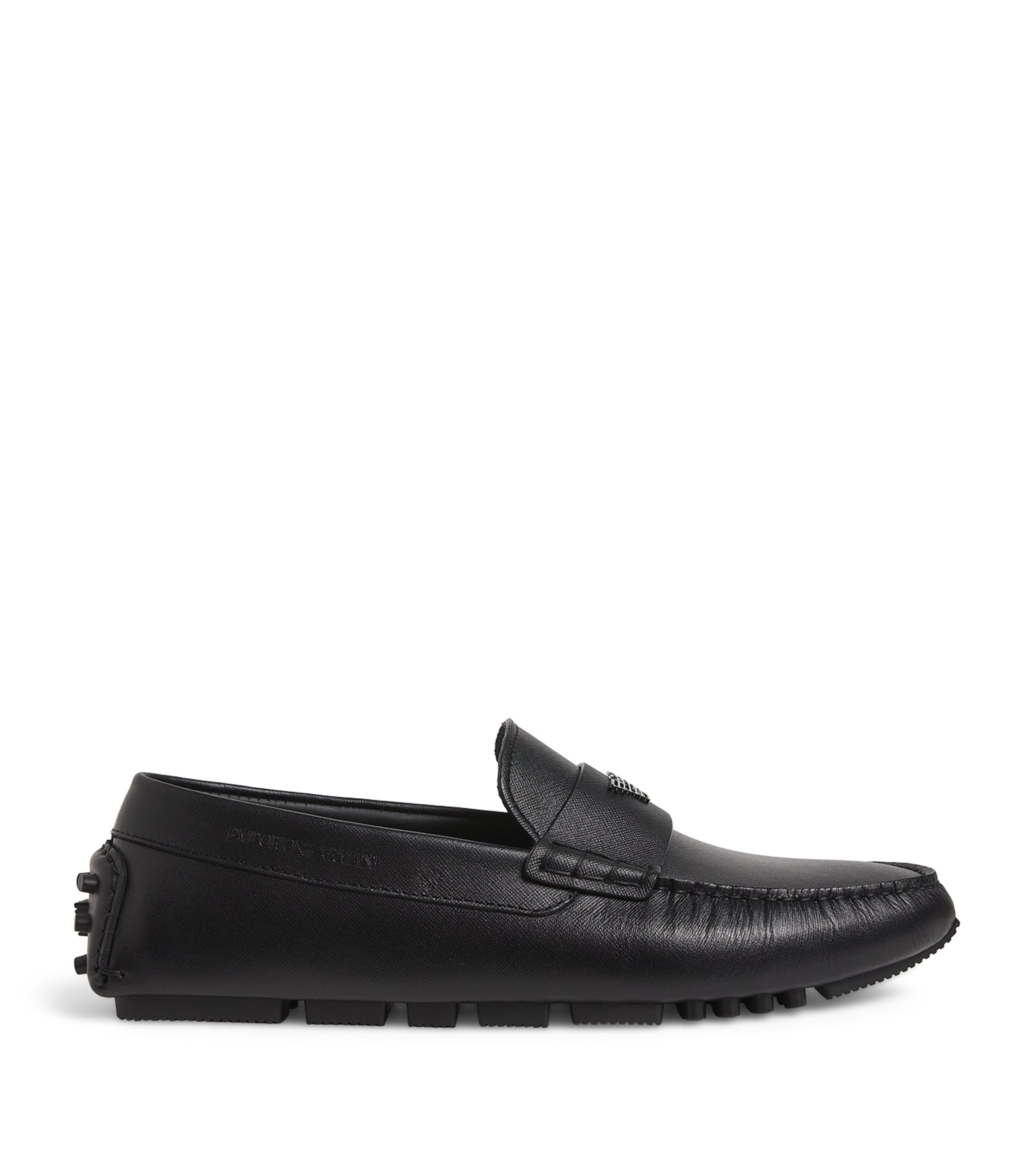 Saffiano Leather Driving Loafers UC001 Image 1