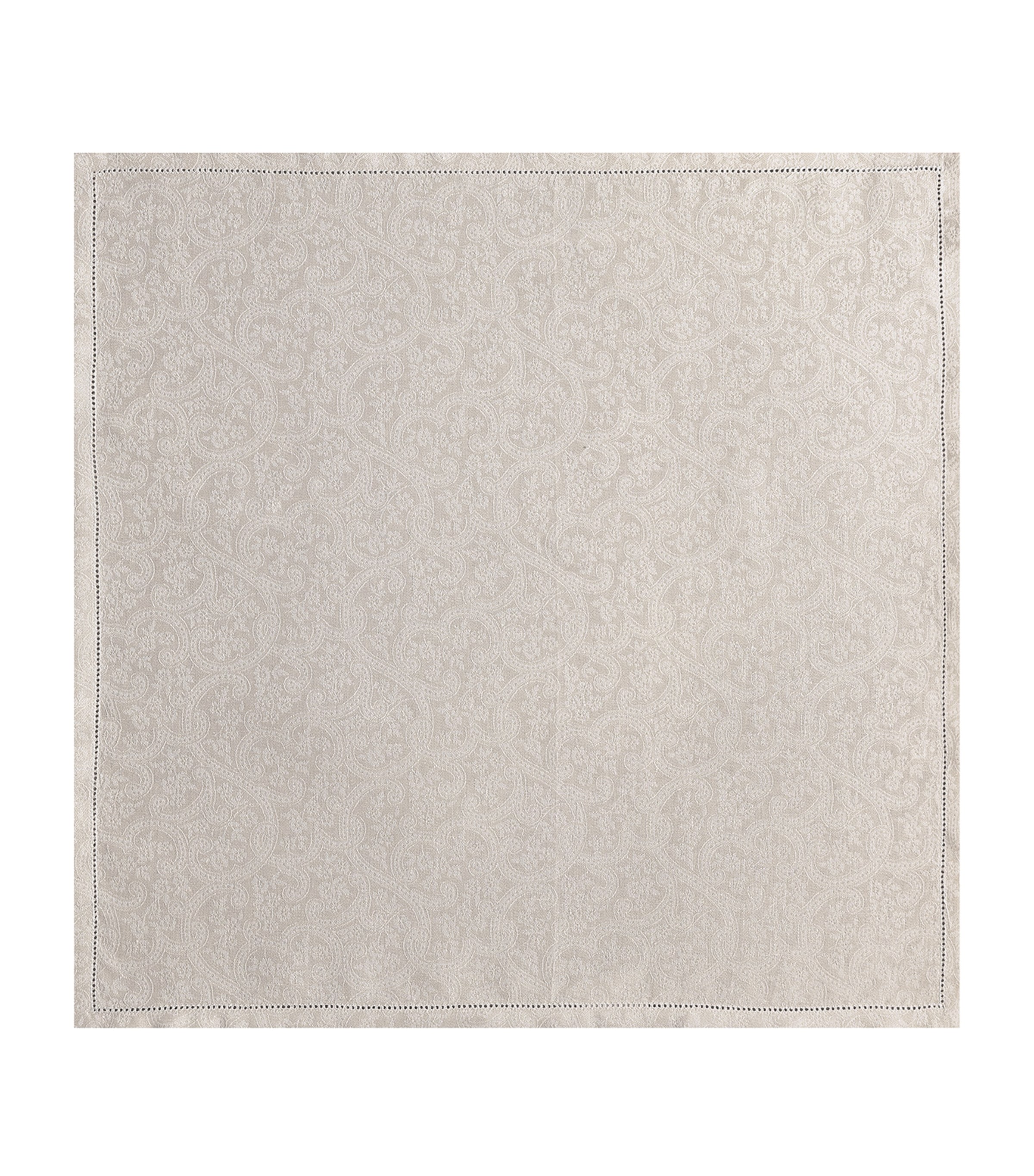 Le Jacquard Français Linen Portofino Napkin (58cm x 58cm) Beige Image 1