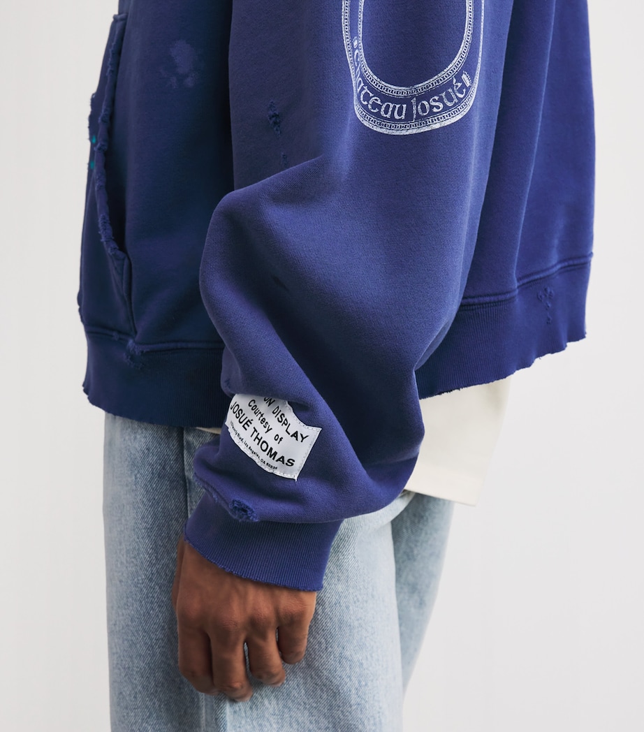 Cotton Chateau Ranch Hoodie NAVY Image 6