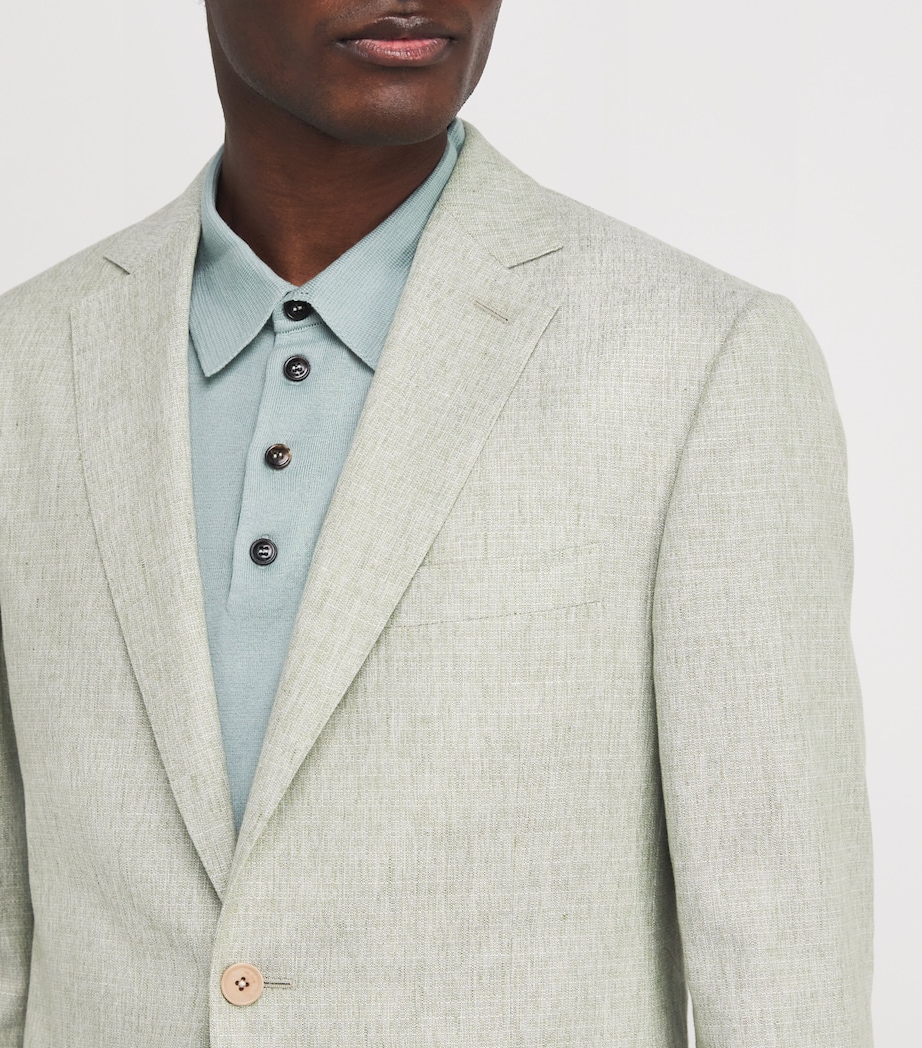 Pal Zileri Mens Wool Vicenza Blazer Chiaro Image 6