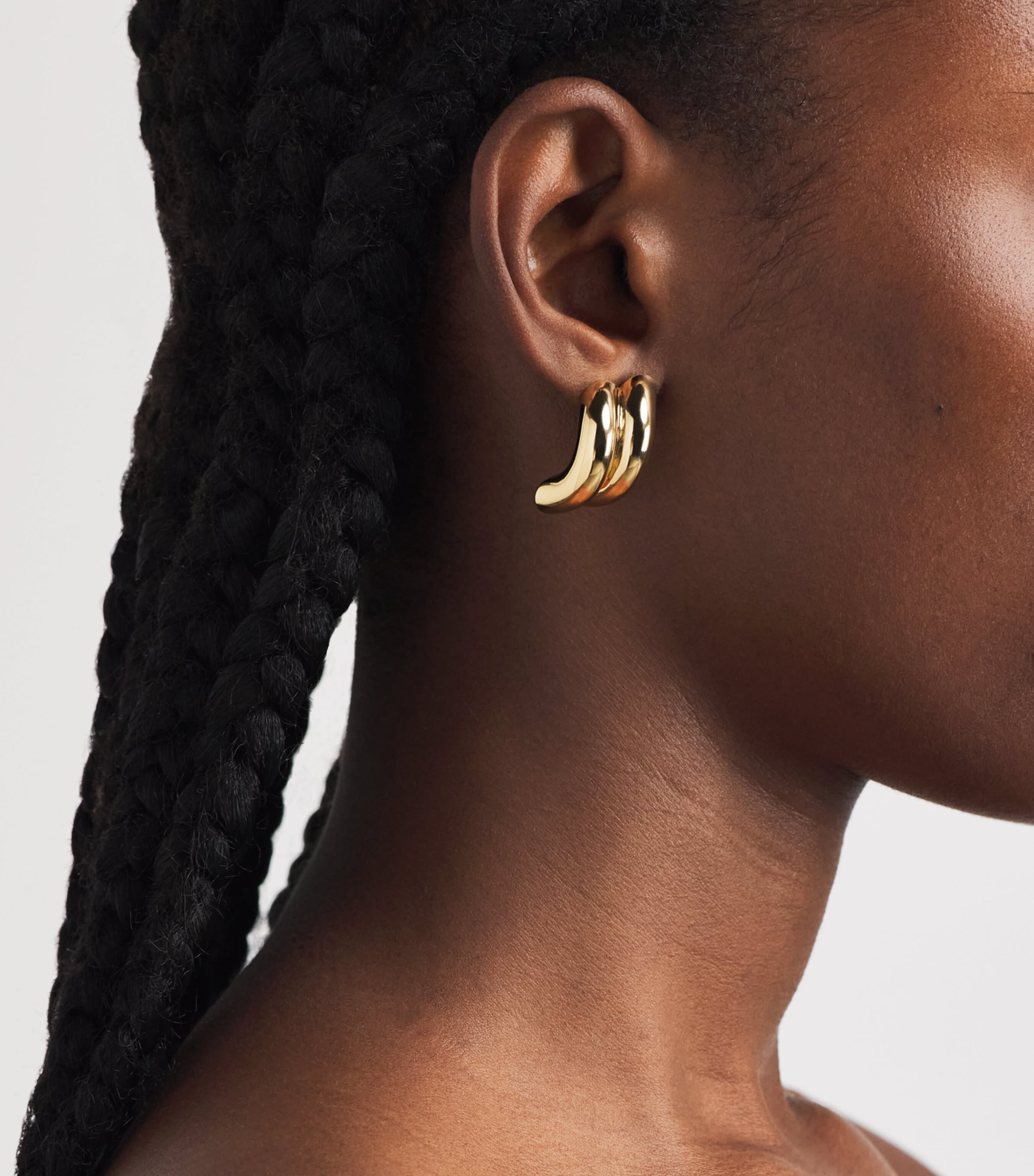 Eddie Borgo Gold-Plated Torsade Stud Earrings Gold Image 4