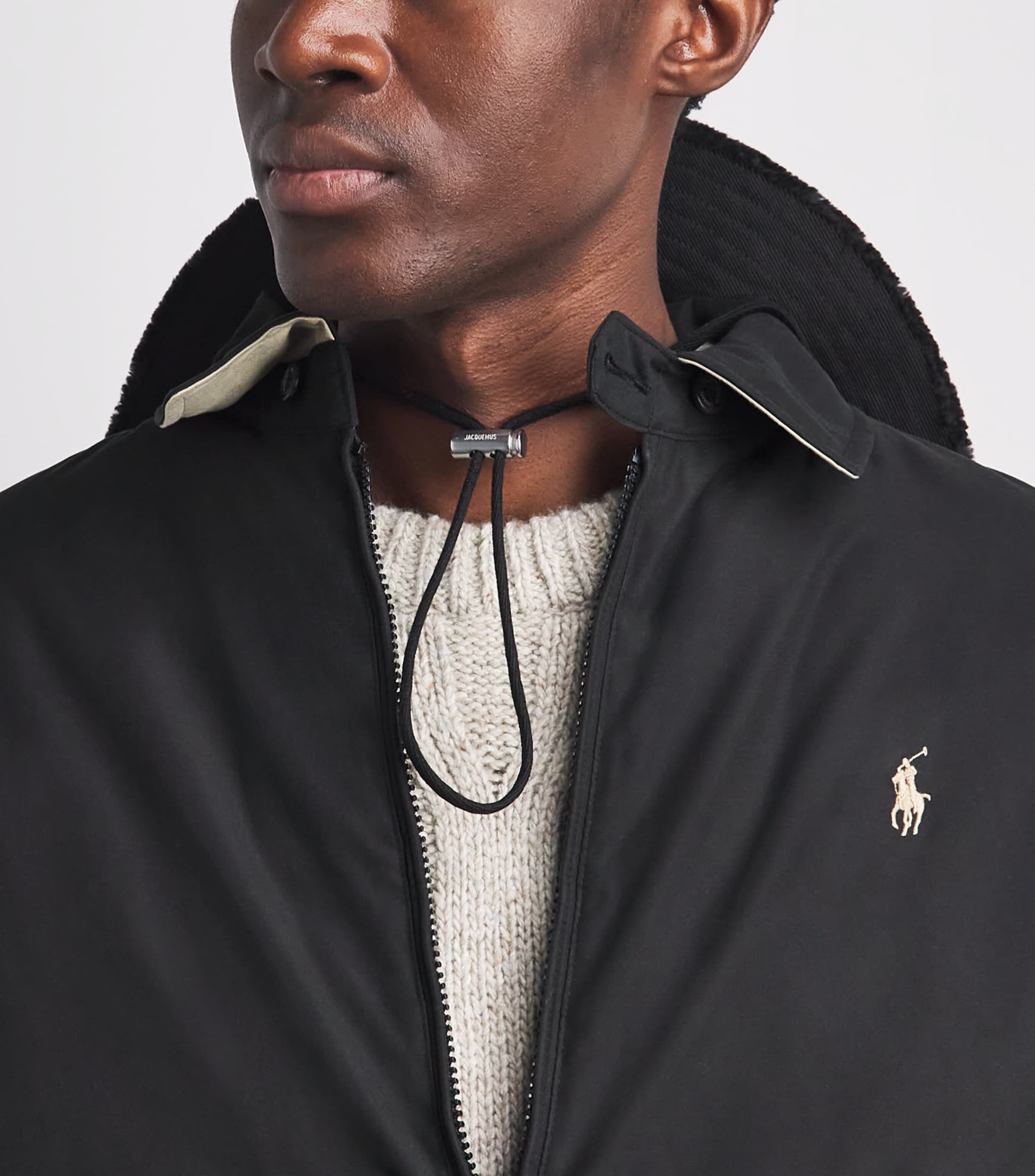 Polo Ralph Lauren Mens Polo Pony Harrington Jacket Rl Black Image 3