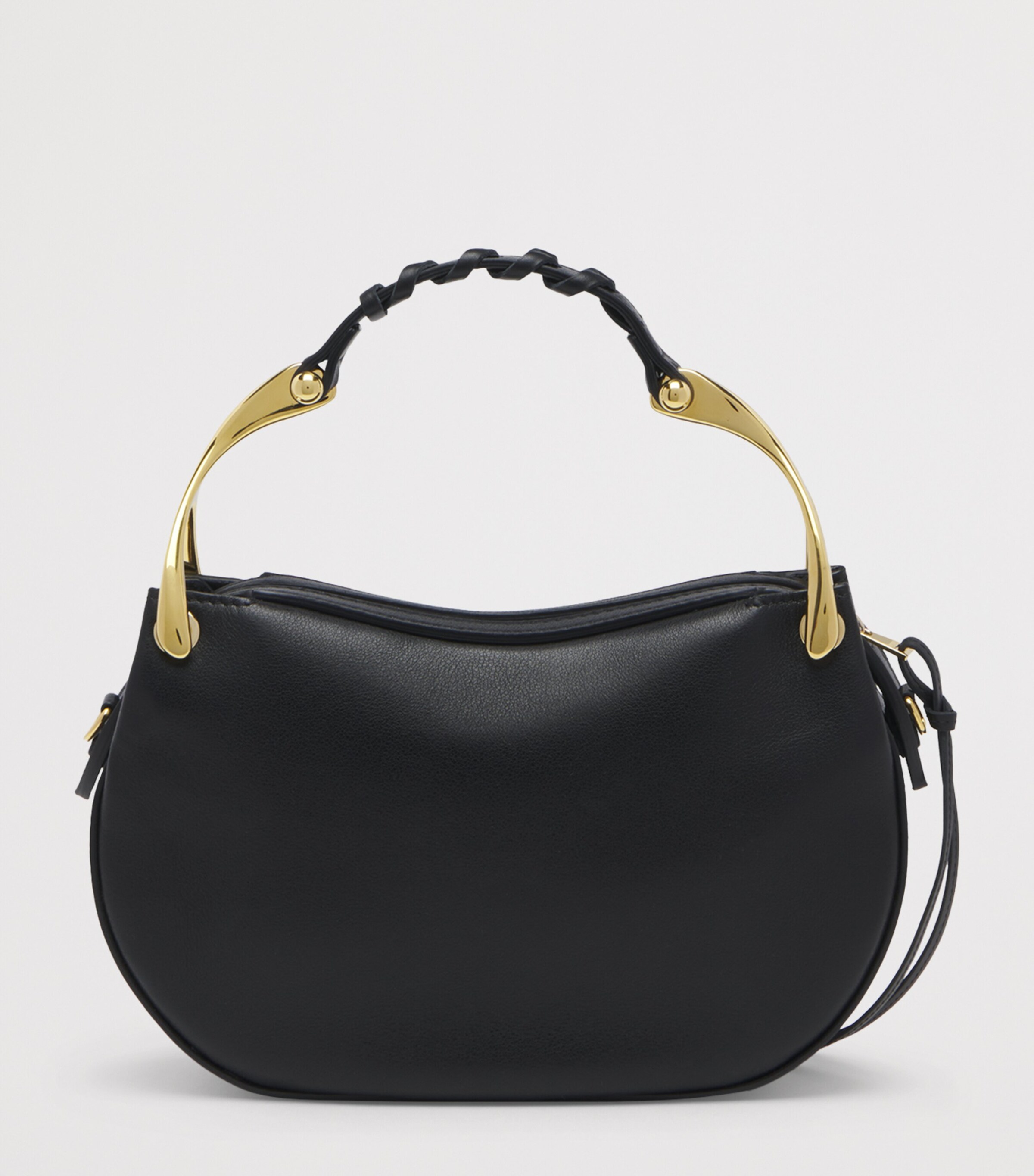 McQueen Mini Leather Wishbone Top-Handle Bag Image 4