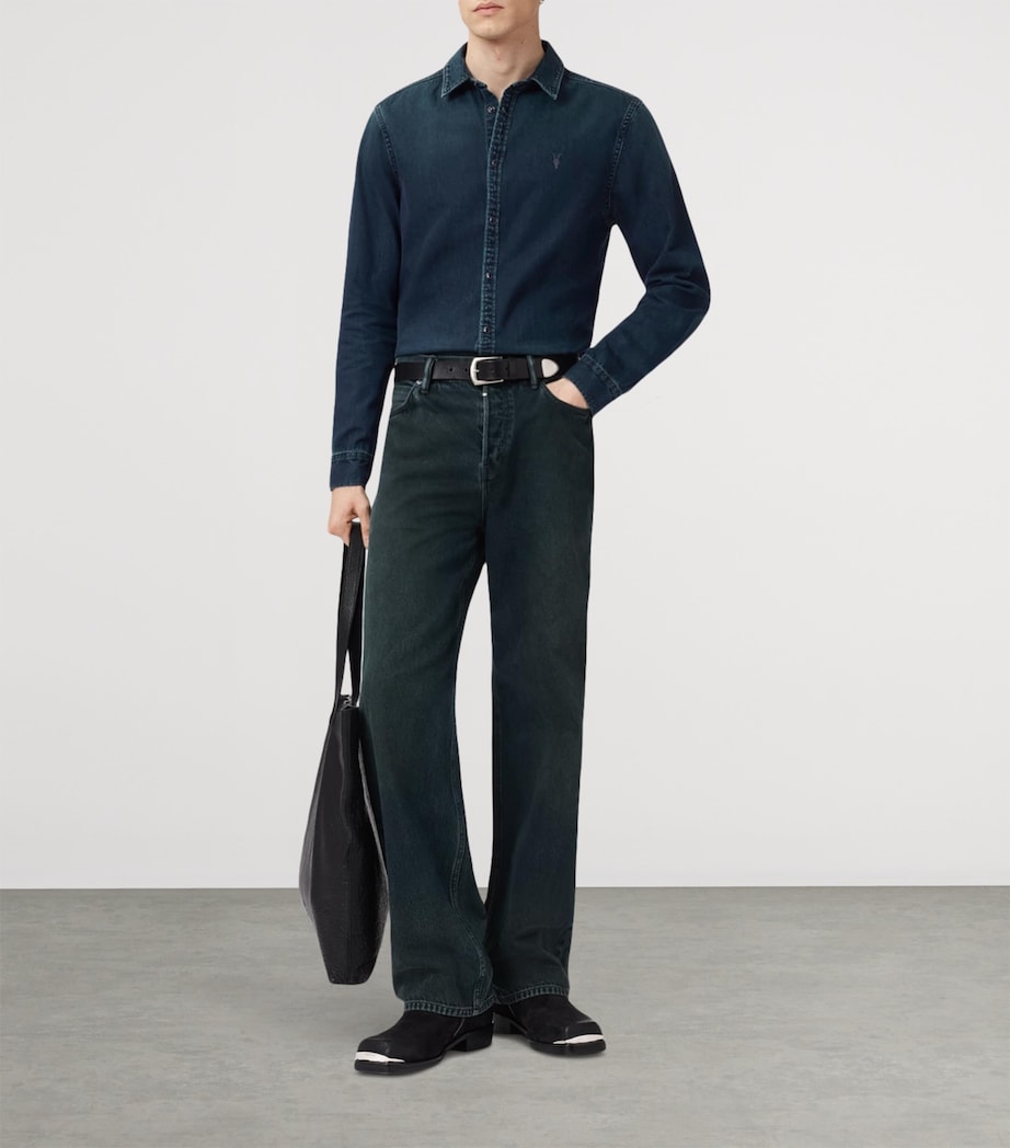 Organic Cotton Gleason Shirt PHANTOM BLUE Image 5