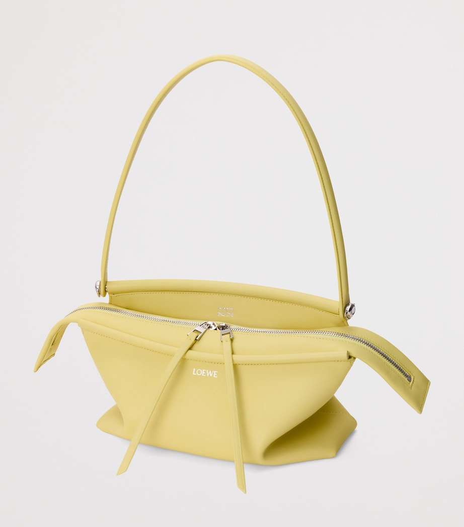LOEWE Small Leather Whisker Shoulder Bag Vanilla Image 3