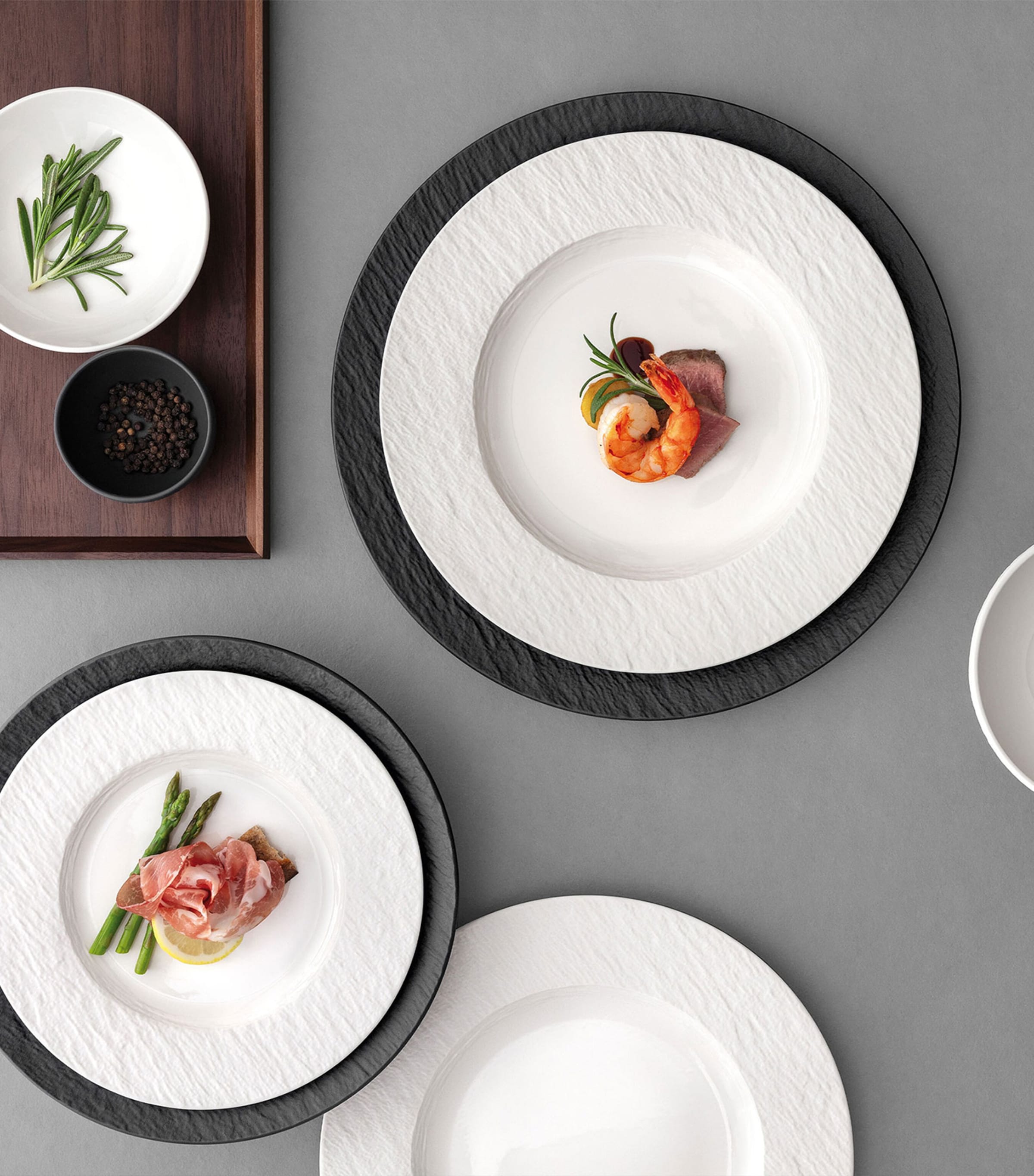 Villeroy & Boch Porcelain Manufacture Ice Breakfast and Dessert Plate (22cm) White Image 3