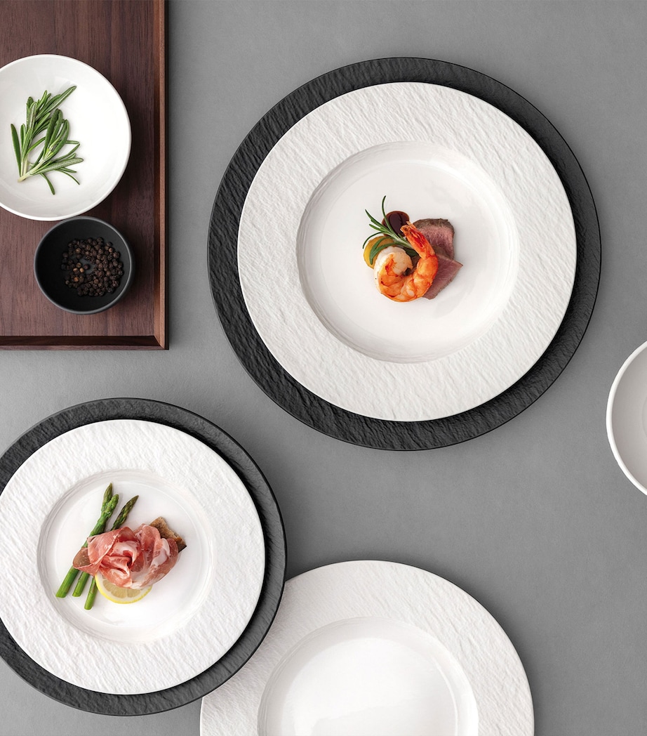 Villeroy & Boch Porcelain Manufacture Ice Breakfast and Dessert Plate (22cm) White Image 3