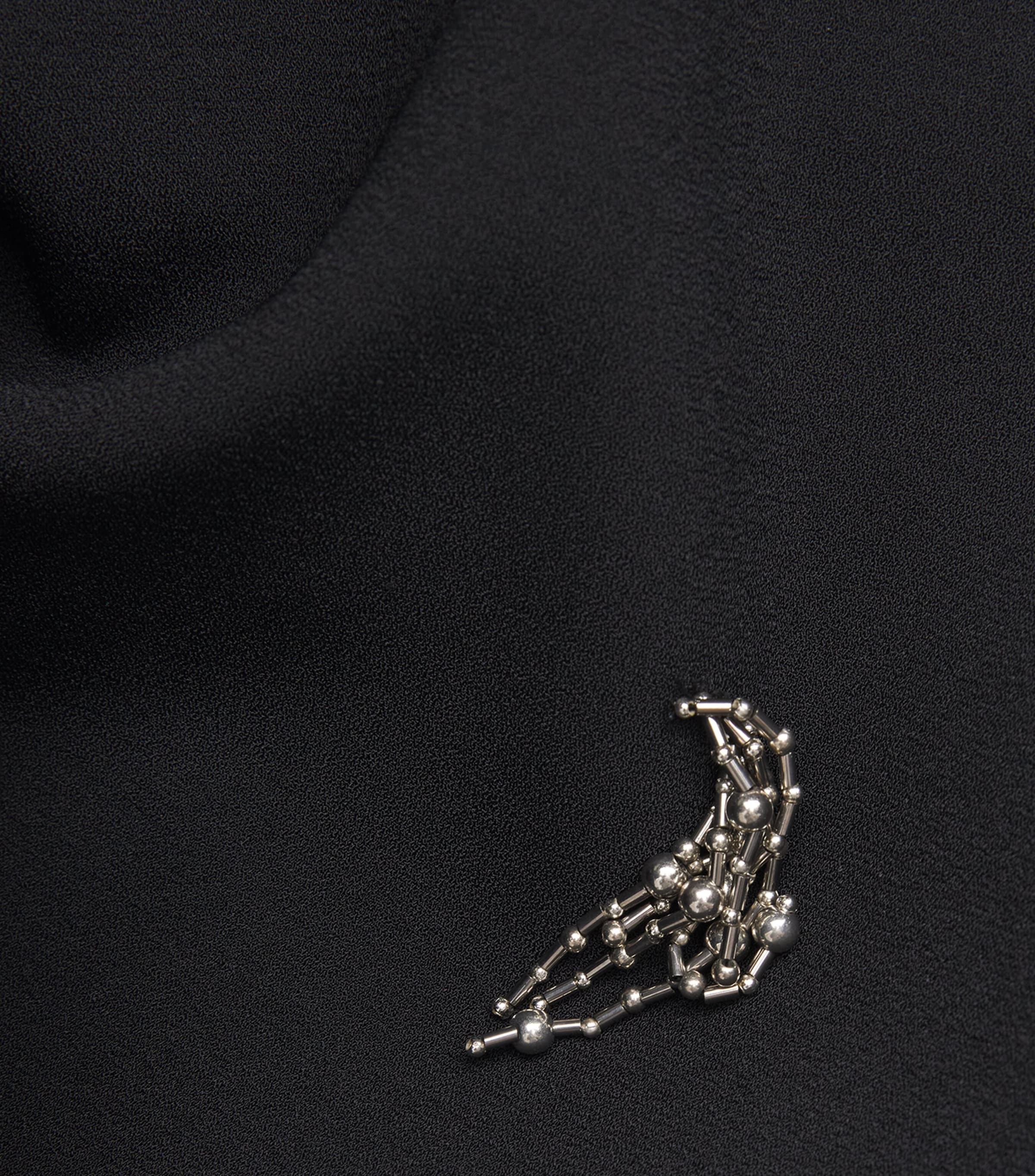 Embellished Coretta Midi Dress BLACK Image 5