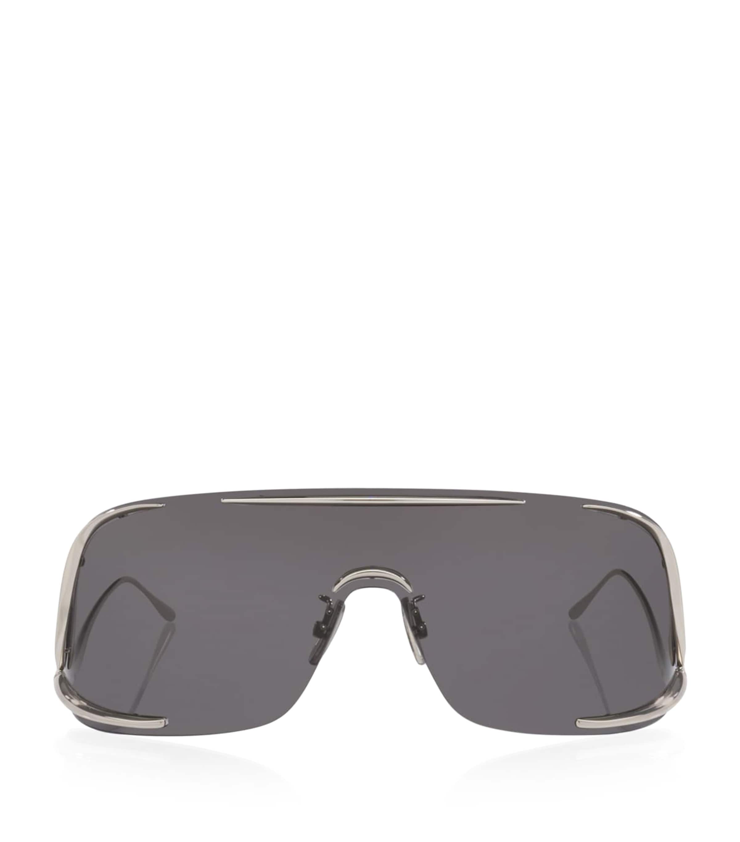 LOEWE Shield Mask sunglasses Silver
