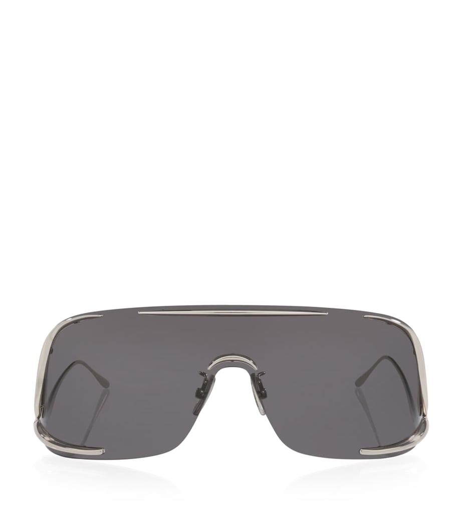 LOEWE Shield Mask sunglasses Silver Image 1