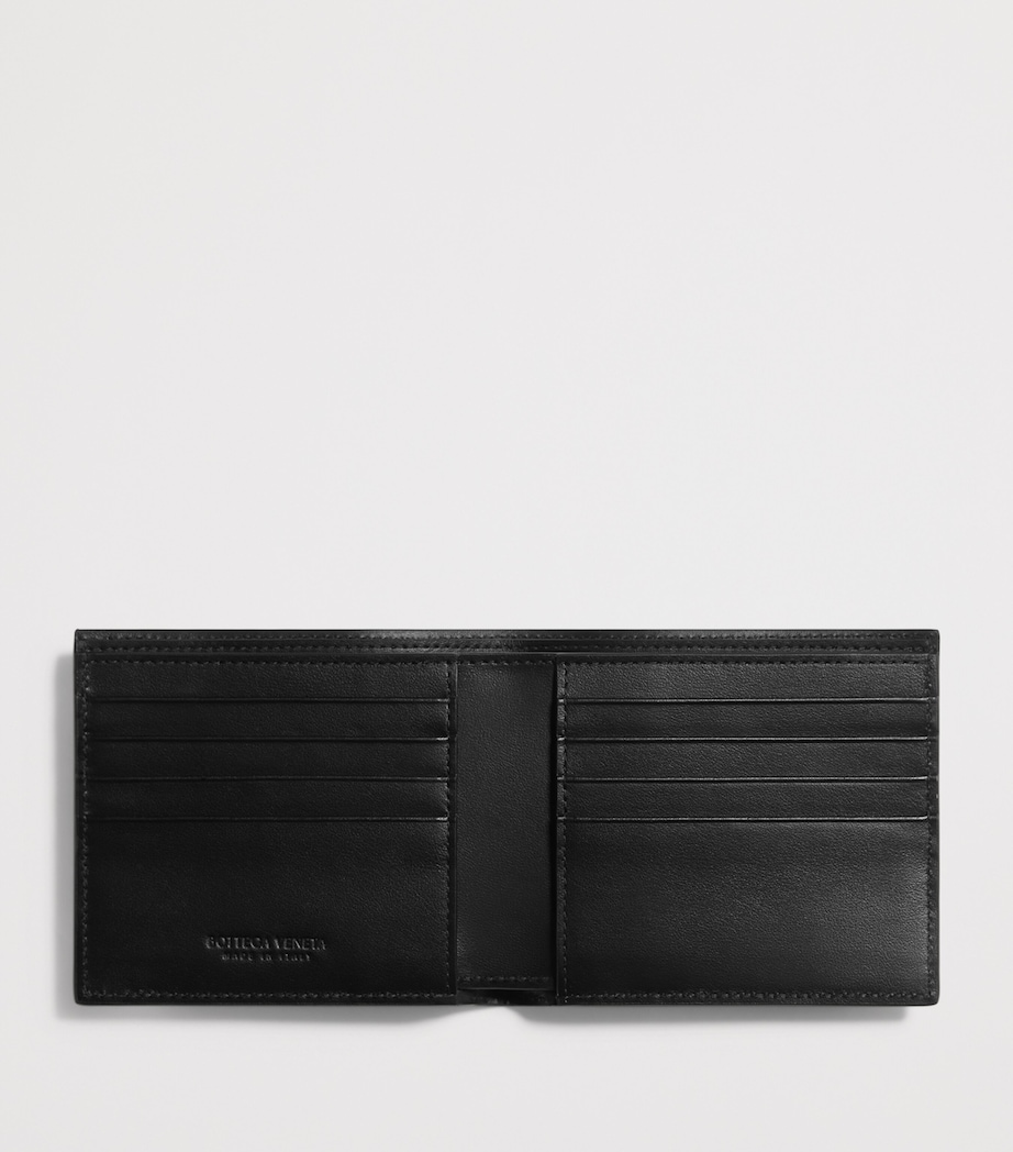 Bottega Veneta Leather Intrecciato Bifold Card Holder Image 2