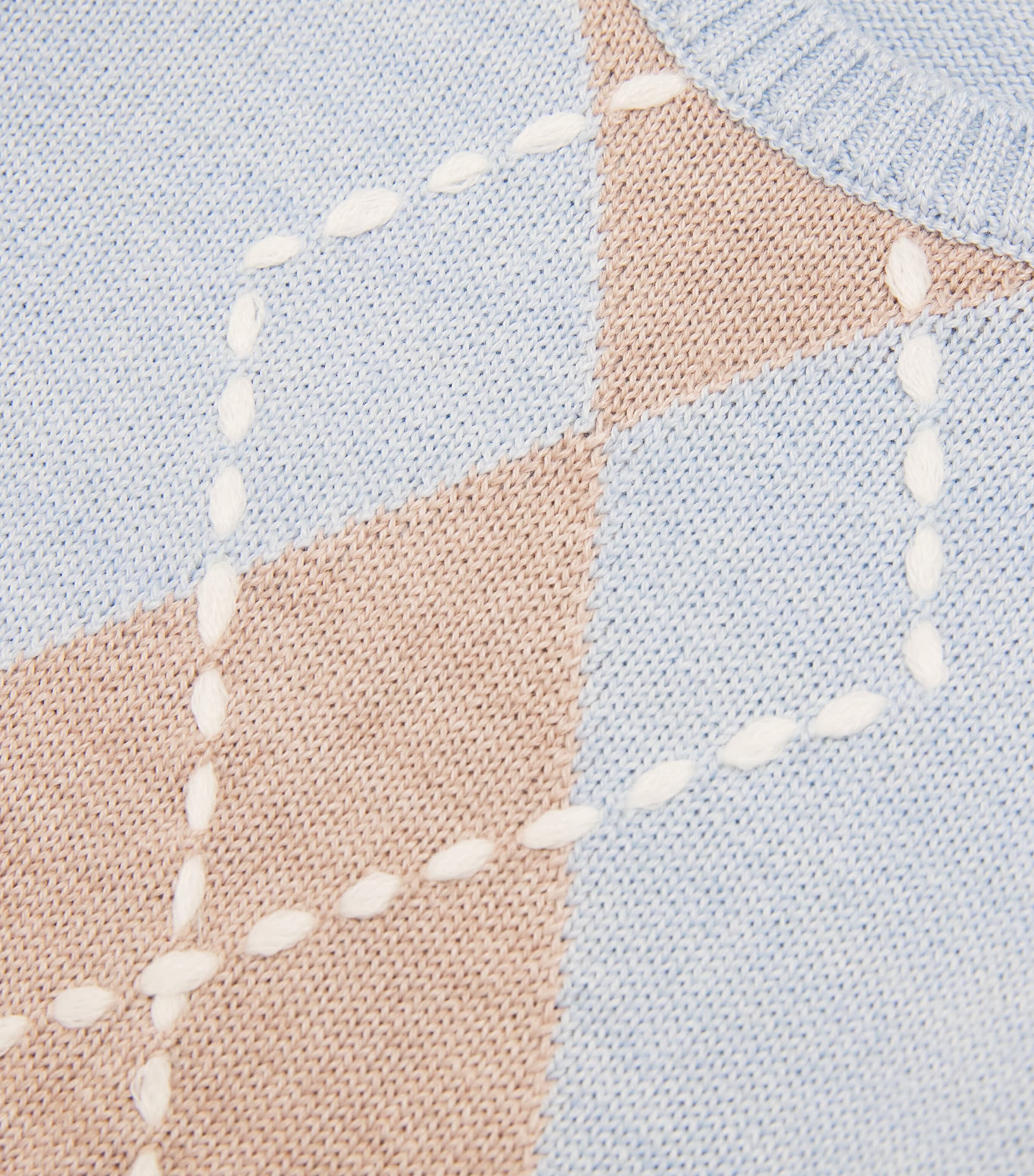 Wool-Blend Argyle Sweater (1-24 Months) OMUTA Image 4