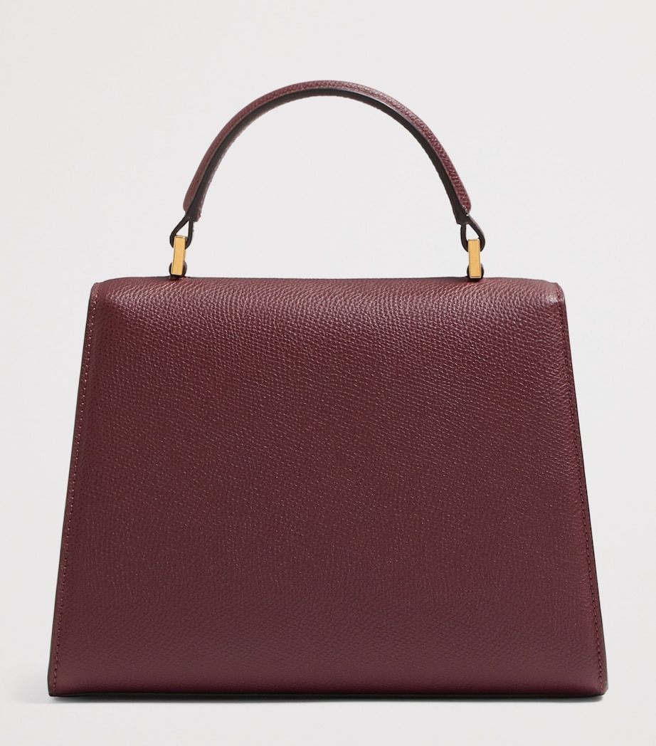 Small Calf Leather Embellished VSLING Top-Handle Bag DYE Image 2