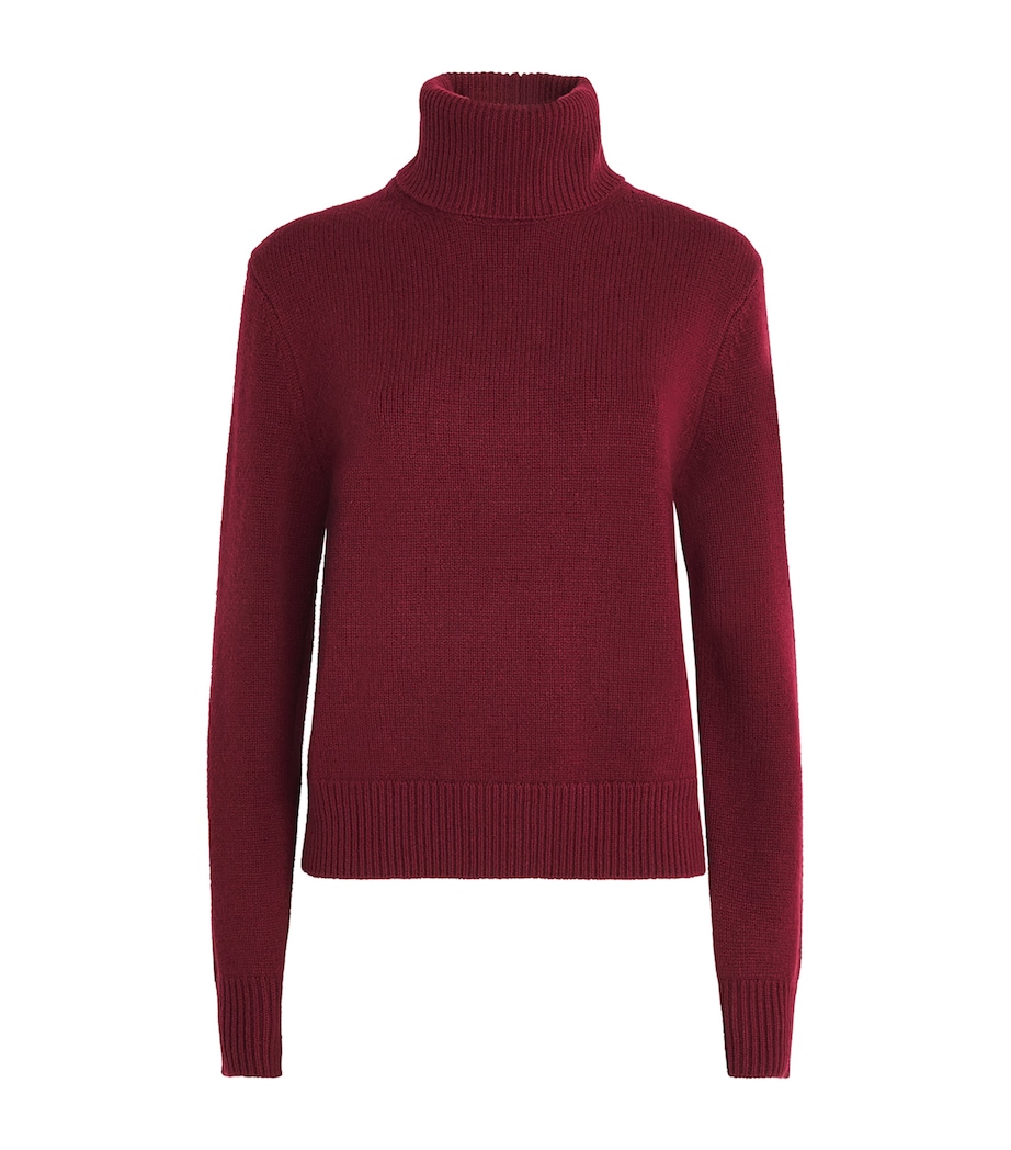 Merino Wool-Cashmere Idra Sweater BURGUNDY Image 1