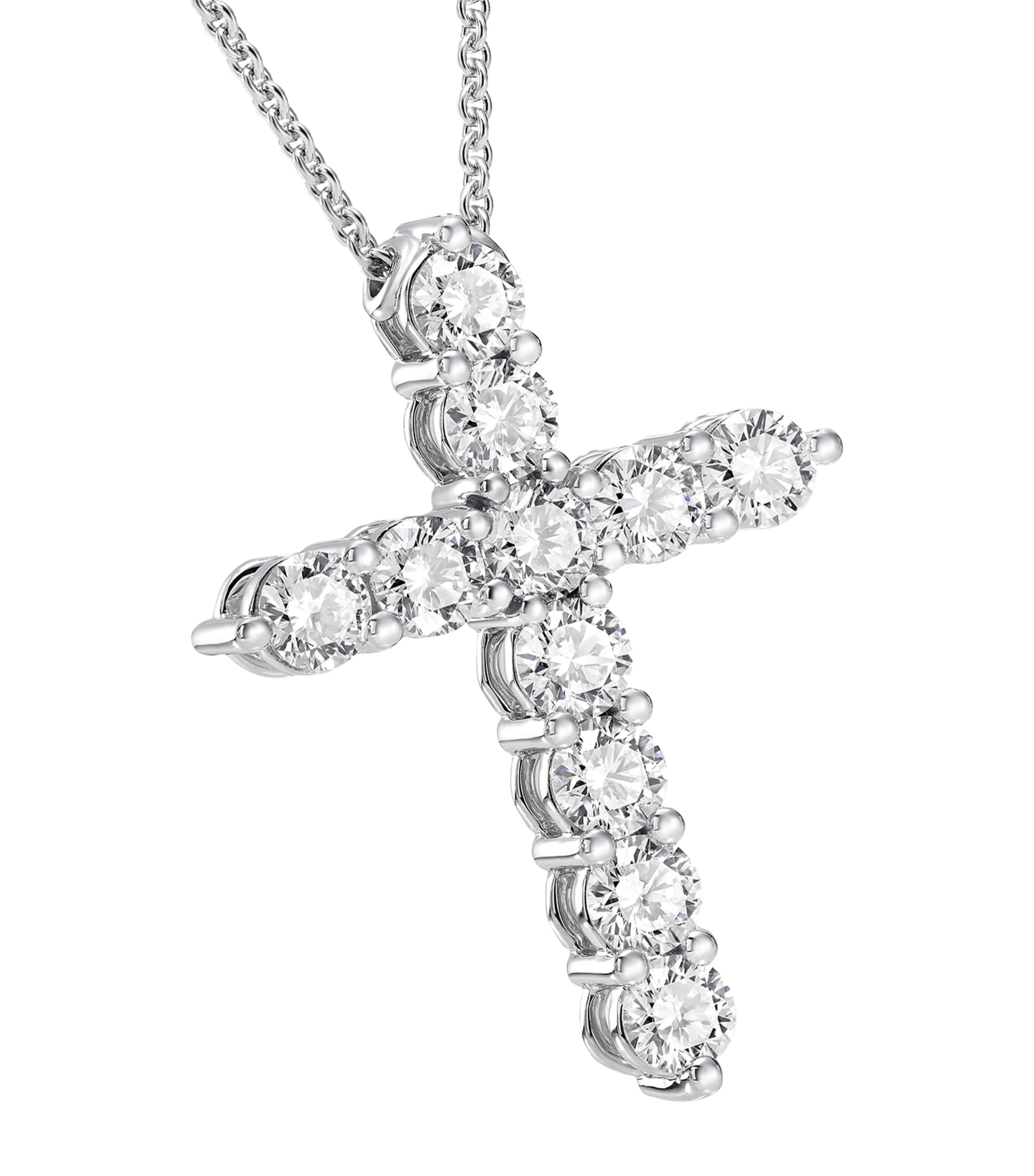 White Gold and Diamond Classic Graff Necklace WHITE GOLD Image 3