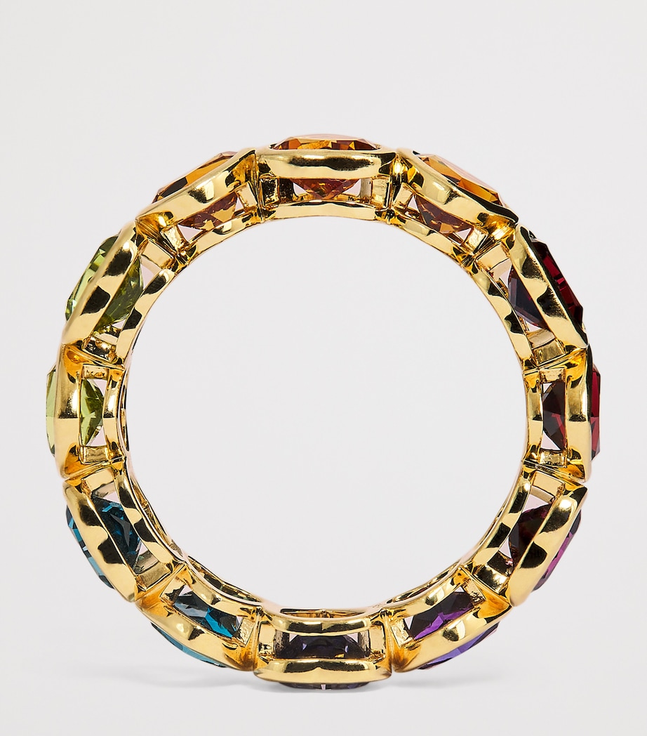 Yellow Gold and Multi-Gemstone I Heart Rainbow Ring YELLOW GOLD Image 3