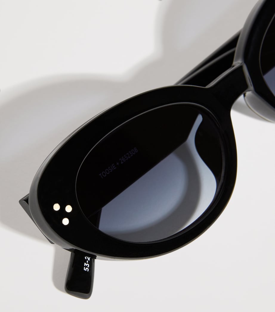 Acetate Tootsie Sunglasses BLACK Image 5