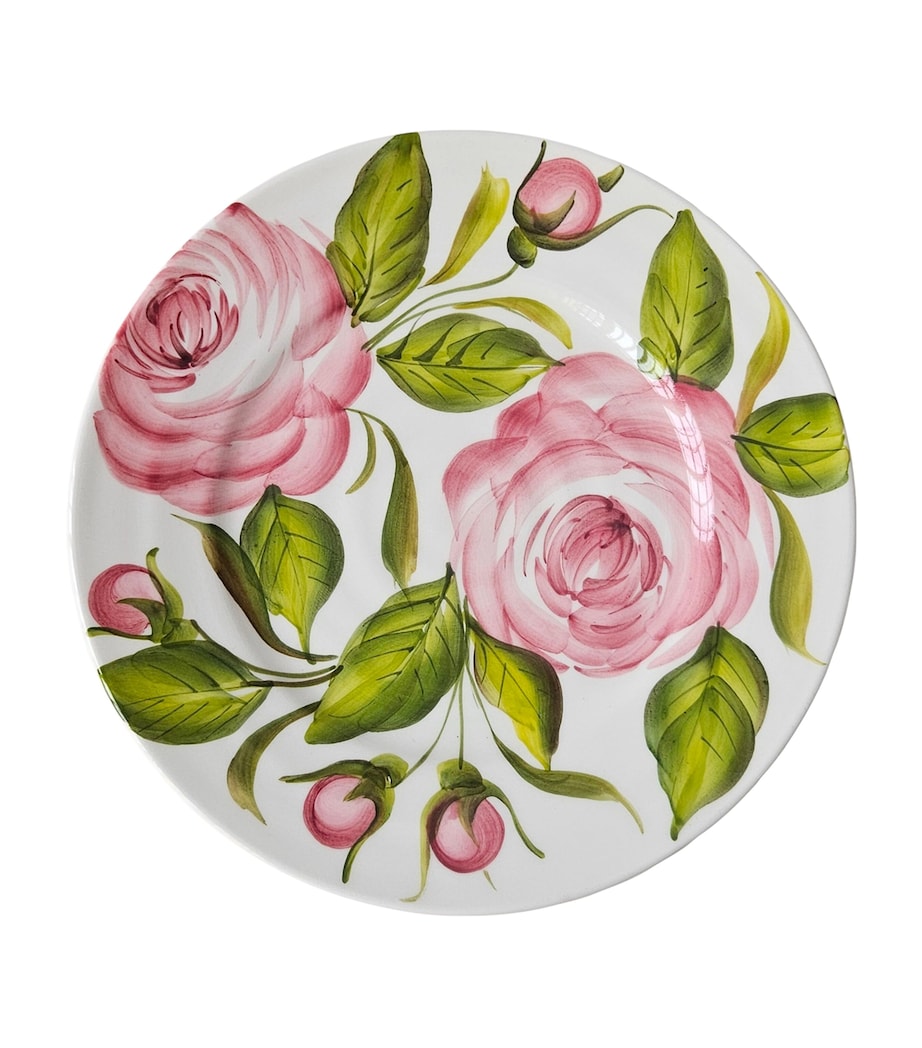 Les-Ottomans Ceramic The Roses Salad Plate (21cm) Pink Image 1
