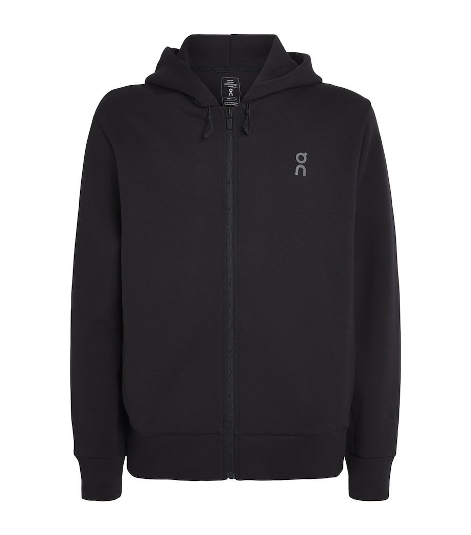 Focus Tech Zip-Up Hoodie BLACK Image 1