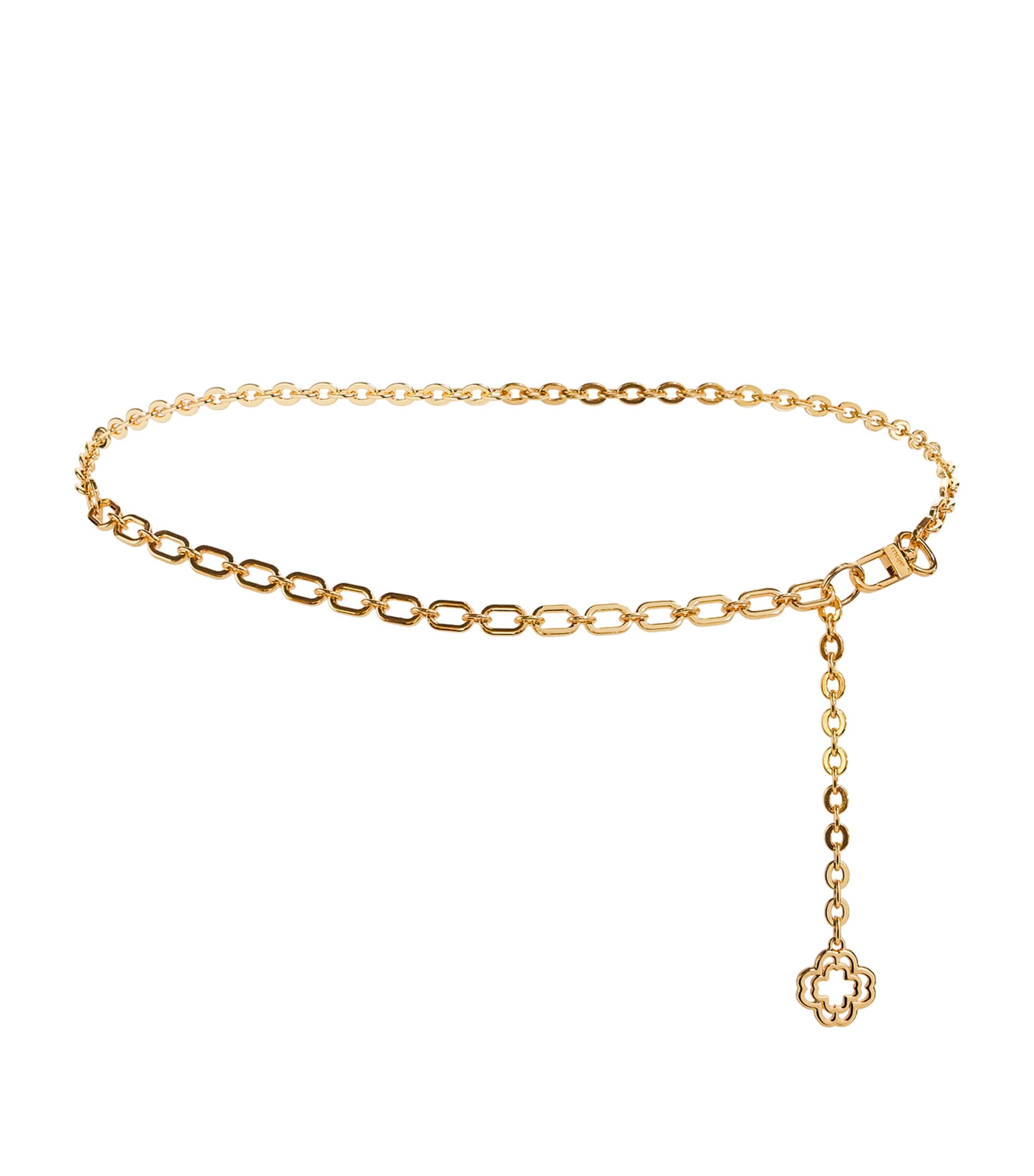 Maje Clover Logo Chain Belt Gold Image 1