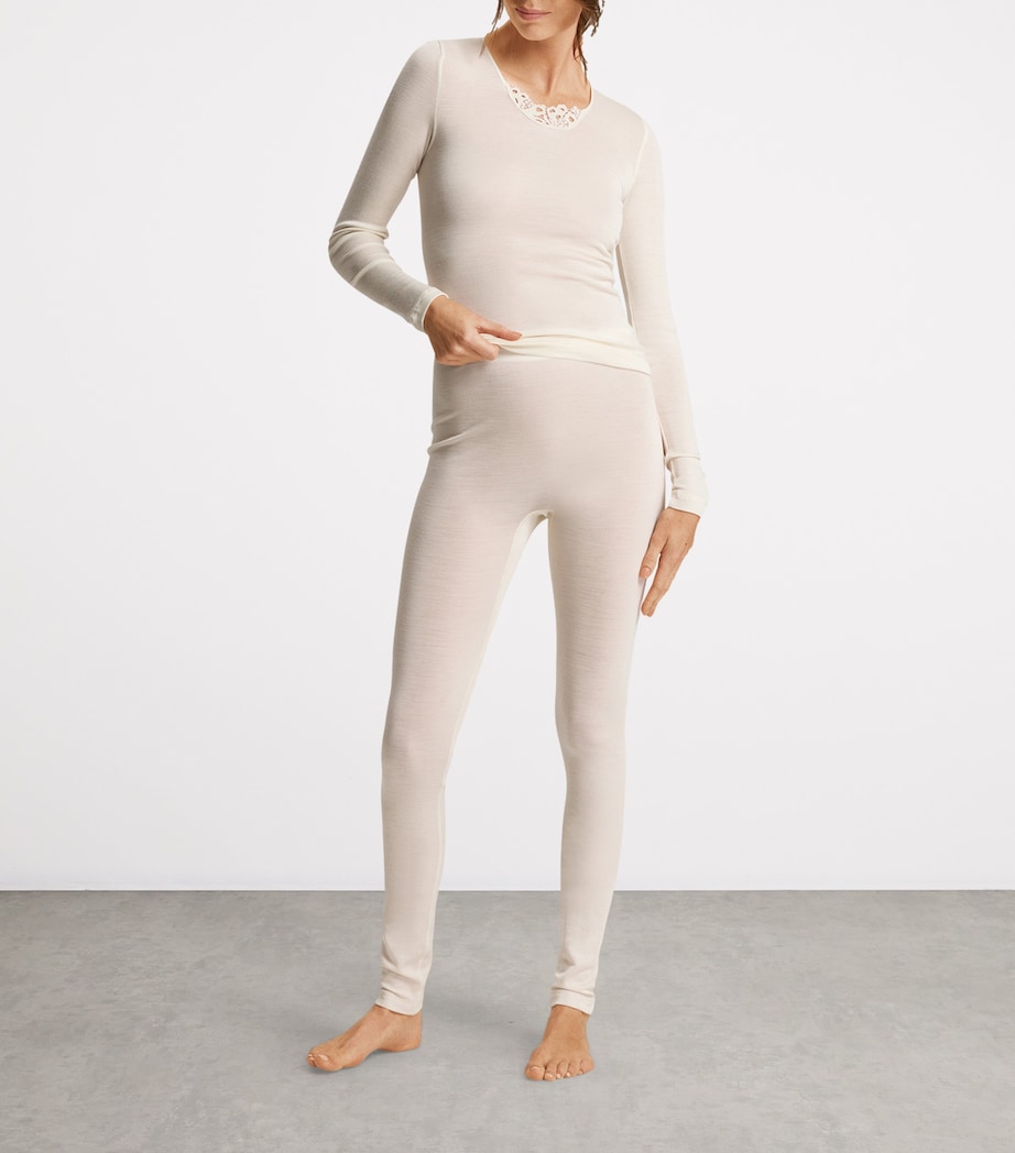 Merino Wool-Silk T-Shirt CYGNE Image 5